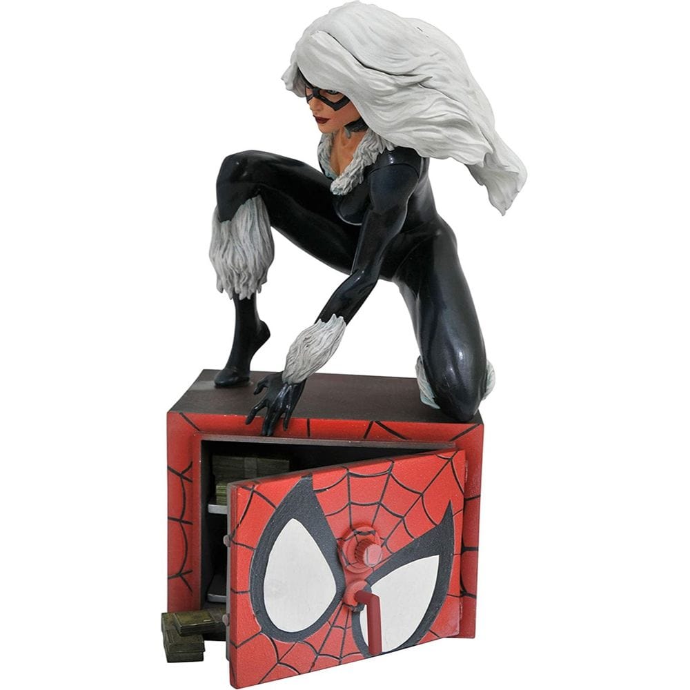Diamond Select Toys Marvel Gallery Comic Black Cat Statue Diorama