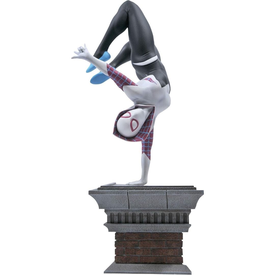 Diamond Select Toys Marvel Gallery Comic Spider-Gwen Handstand Statue Diorama