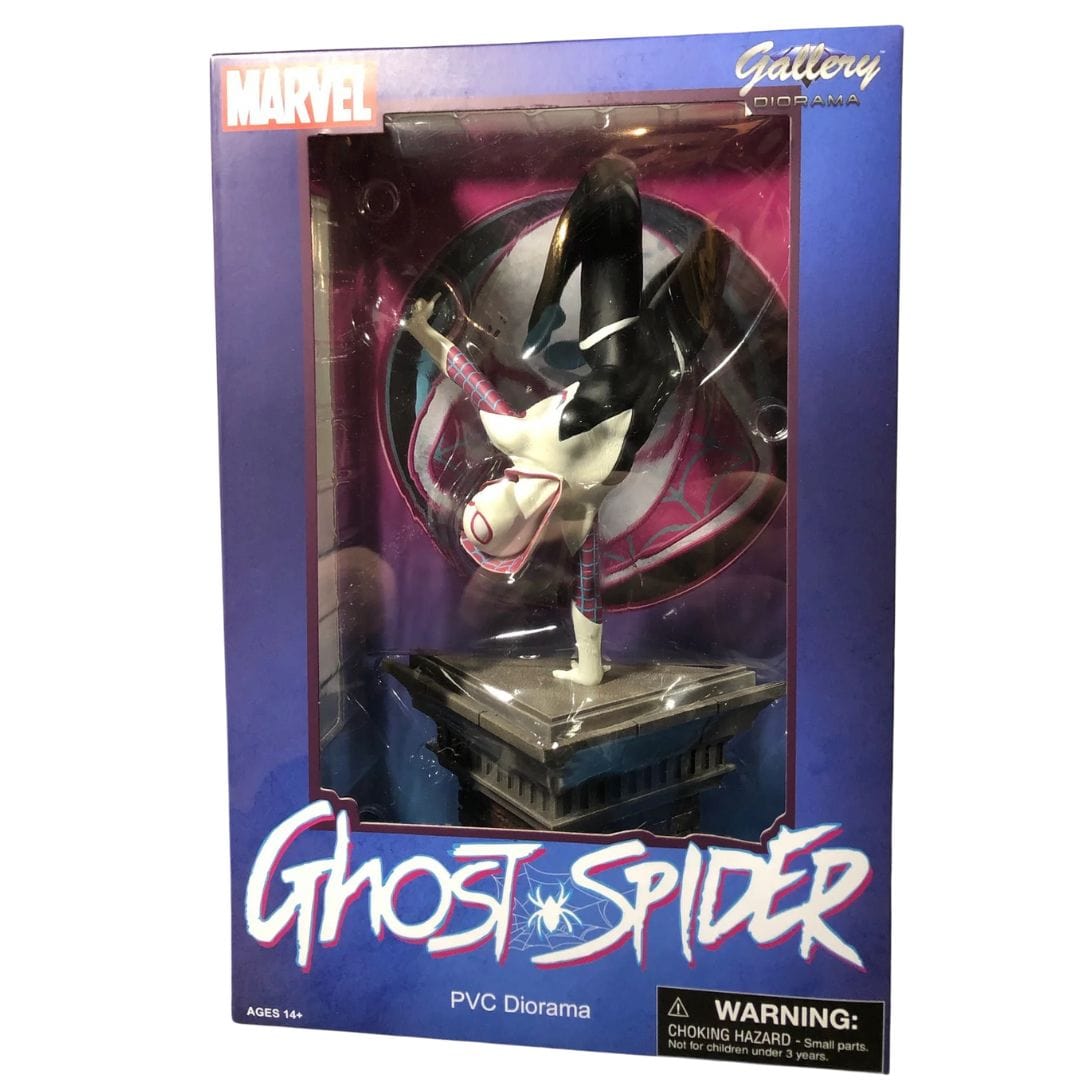 Diamond Select Toys Marvel Gallery Comic Spider-Gwen Handstand Statue Diorama