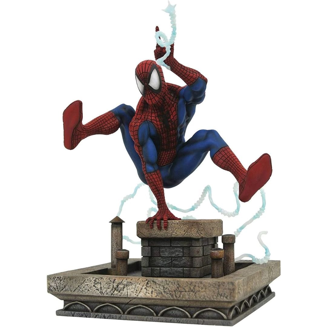 Diamond Select Toys Marvel Gallery Spider-Man ('90s Version) Statue Diorama