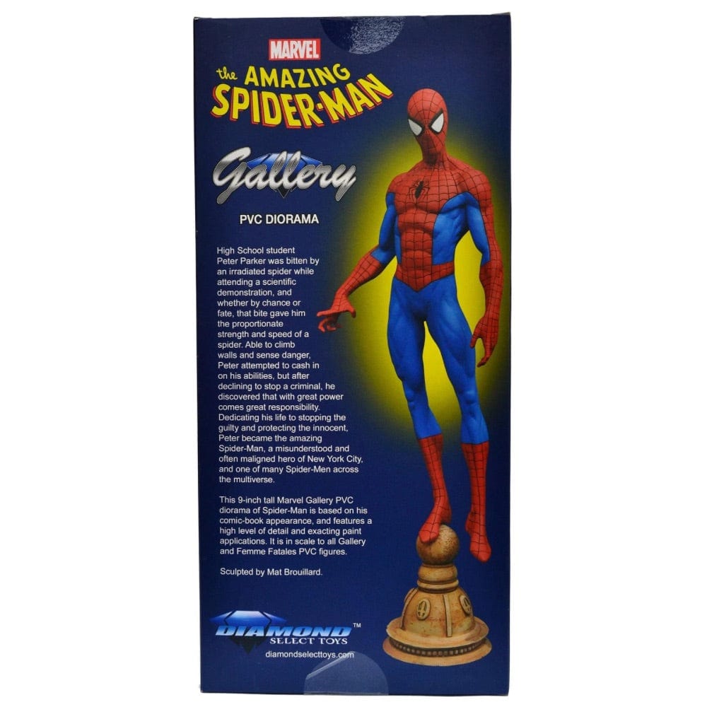 Diamond Select Toys Marvel Gallery Spider-Man Figure Diorama