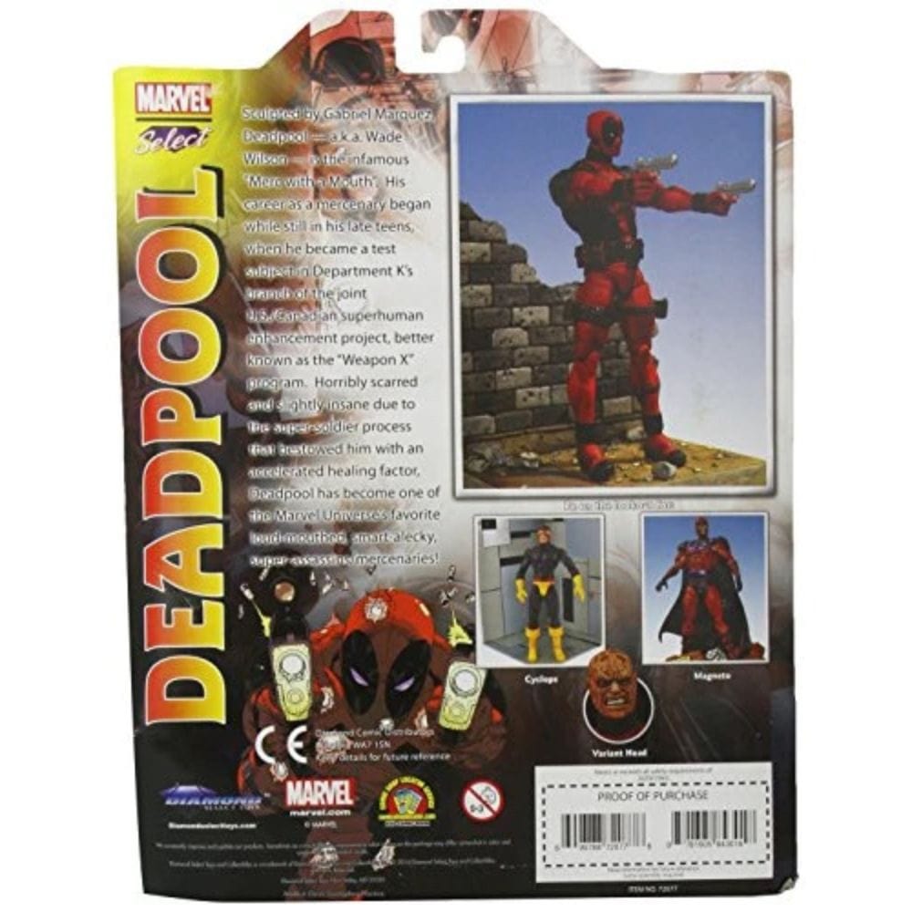 Diamond Select Toys Marvel Select Deadpool Action Figure