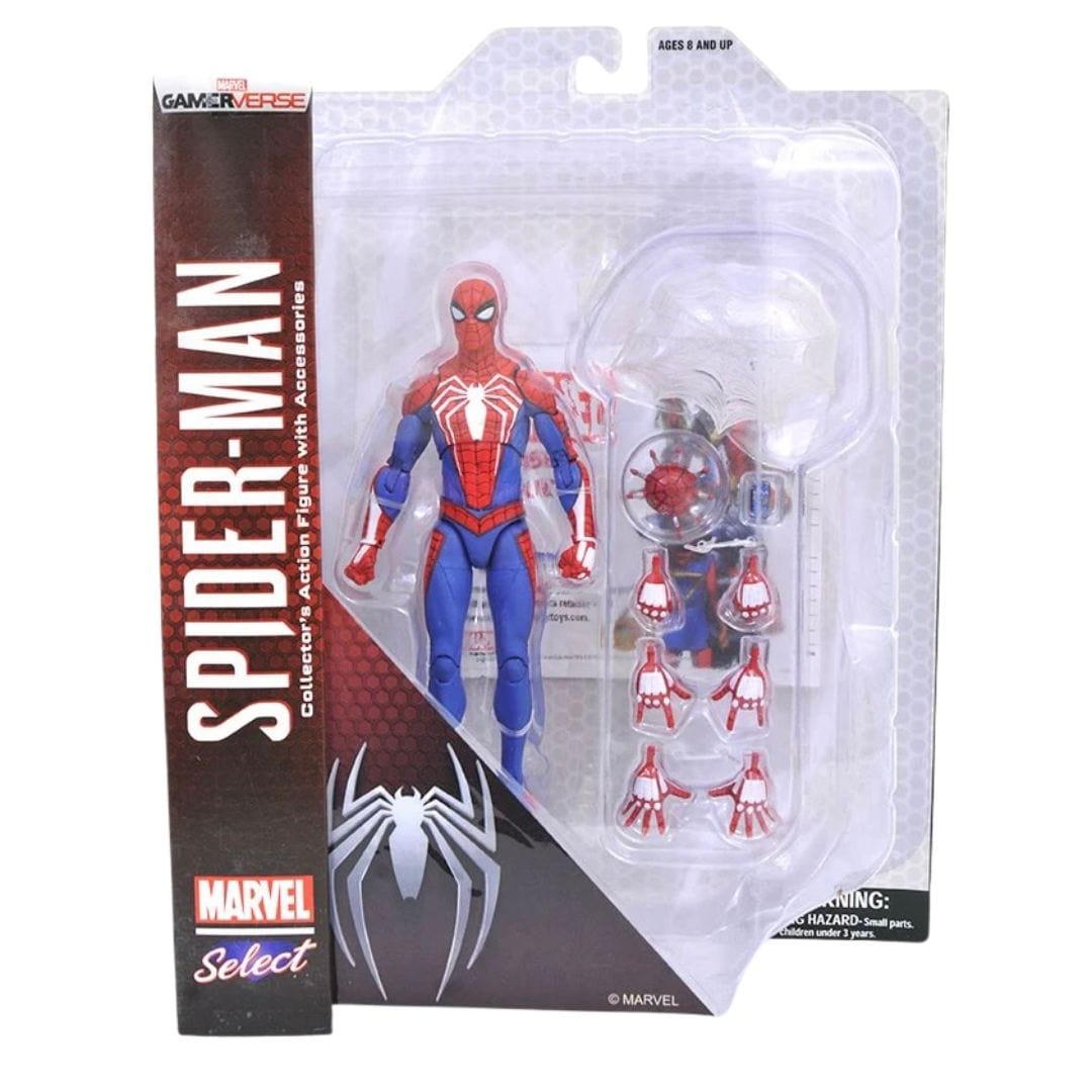 Diamond Select Toys Marvel Select Gamerverse Spider-Man (Advanced Suit) Action Figure