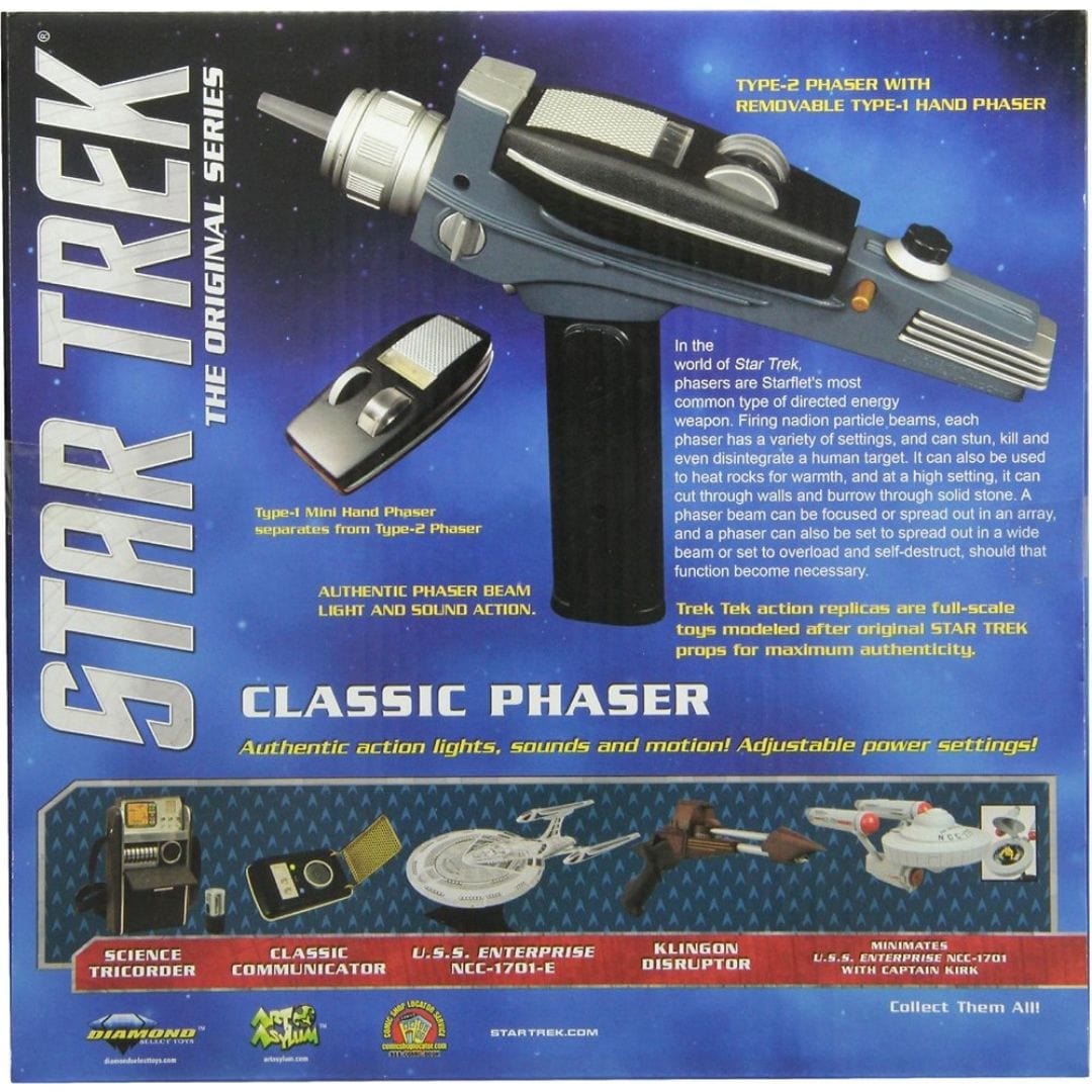 Diamond Select Toys Star Trek: The Original Series Classic Phaser