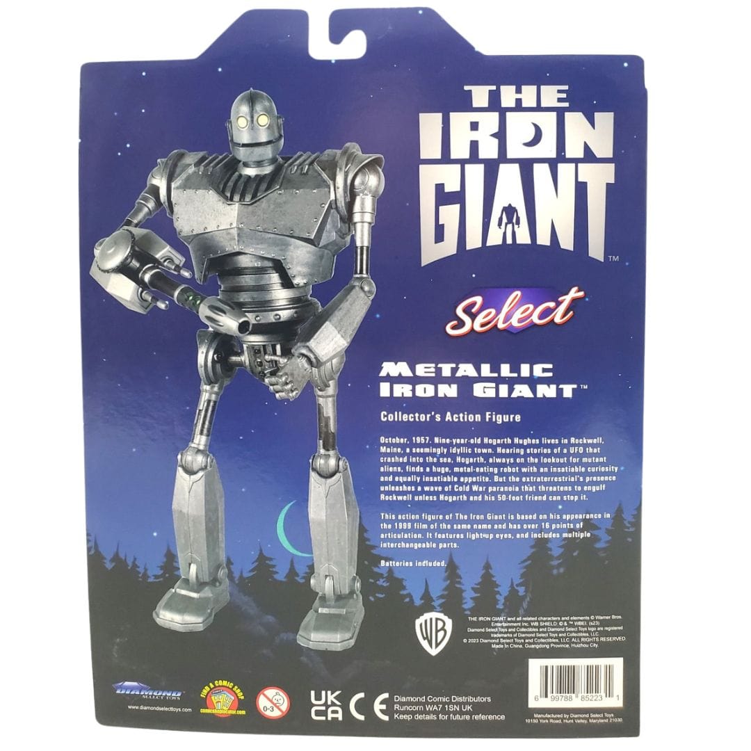 Diamond Select Toys The Iron Giant Select Iron Giant Metallic Action Figure