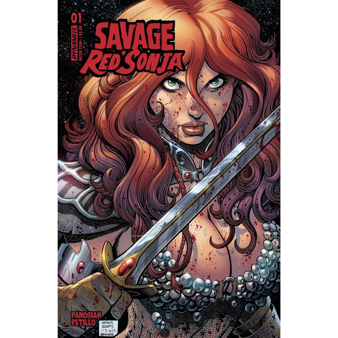 Dynamite Comics Savage Red Sonja #1 Cover C Arthur Adams
