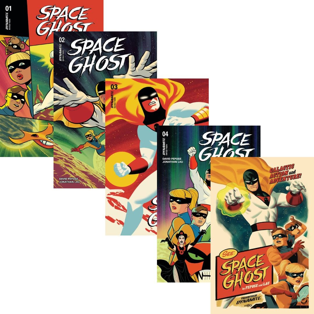 Dynamite Comics Space Ghost #1 2 3 4 5 (2024) Cover D Cho Set