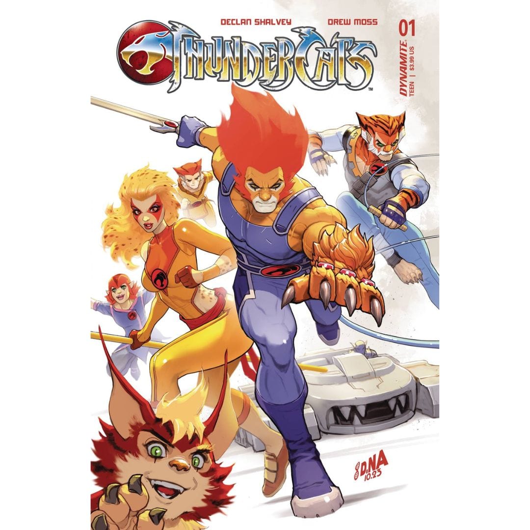 Dynamite Comics Thundercats #1 (2024) Cover A Nakayama Cover J Blank Authentix Set