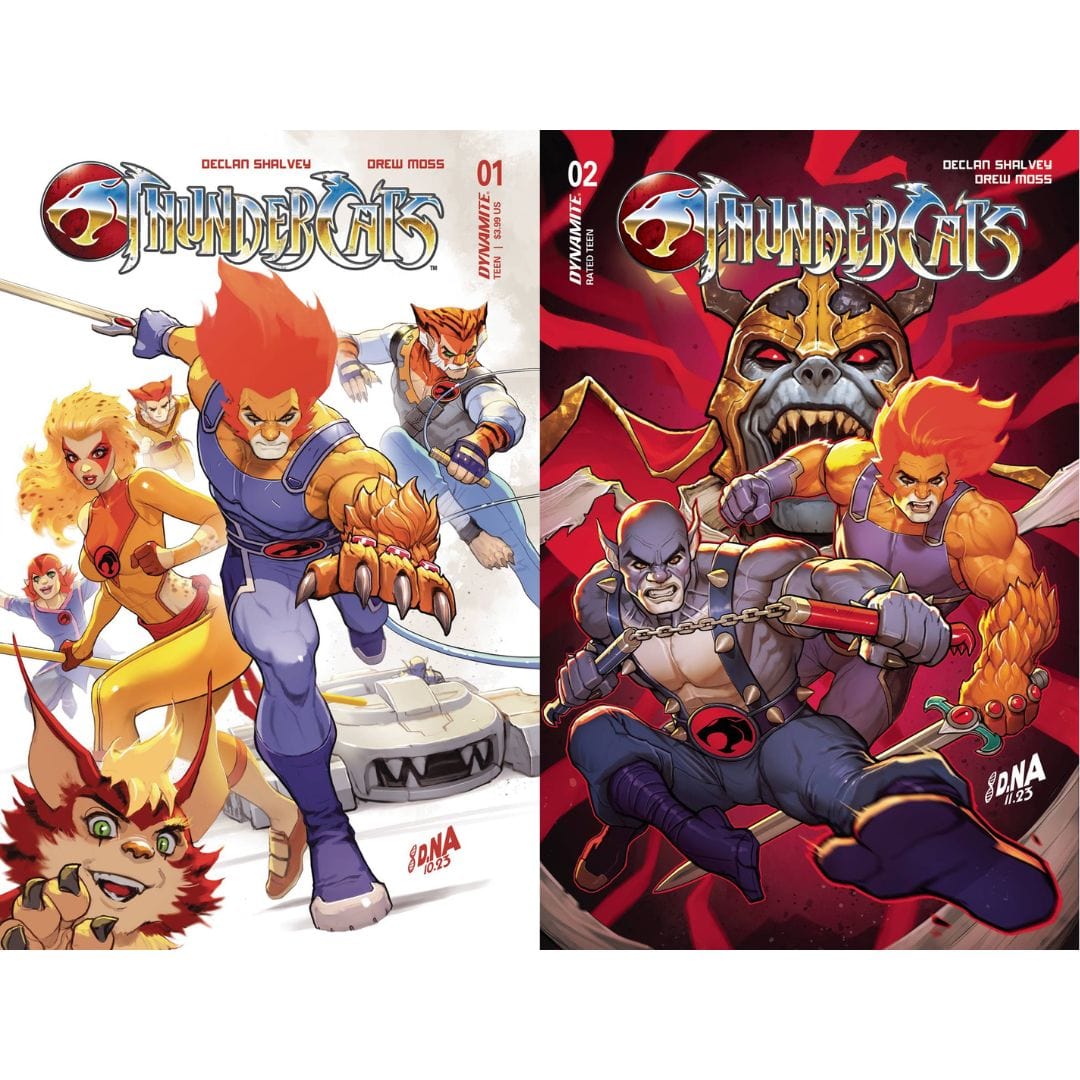 Dynamite Comics Thundercats #1 Cover A & Thundercats #2 Cover A David Nakayama Set