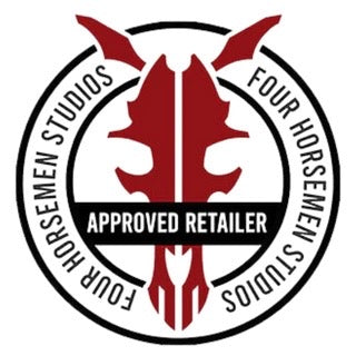 Four Horsemen Studios Approved Retailer Company Logo