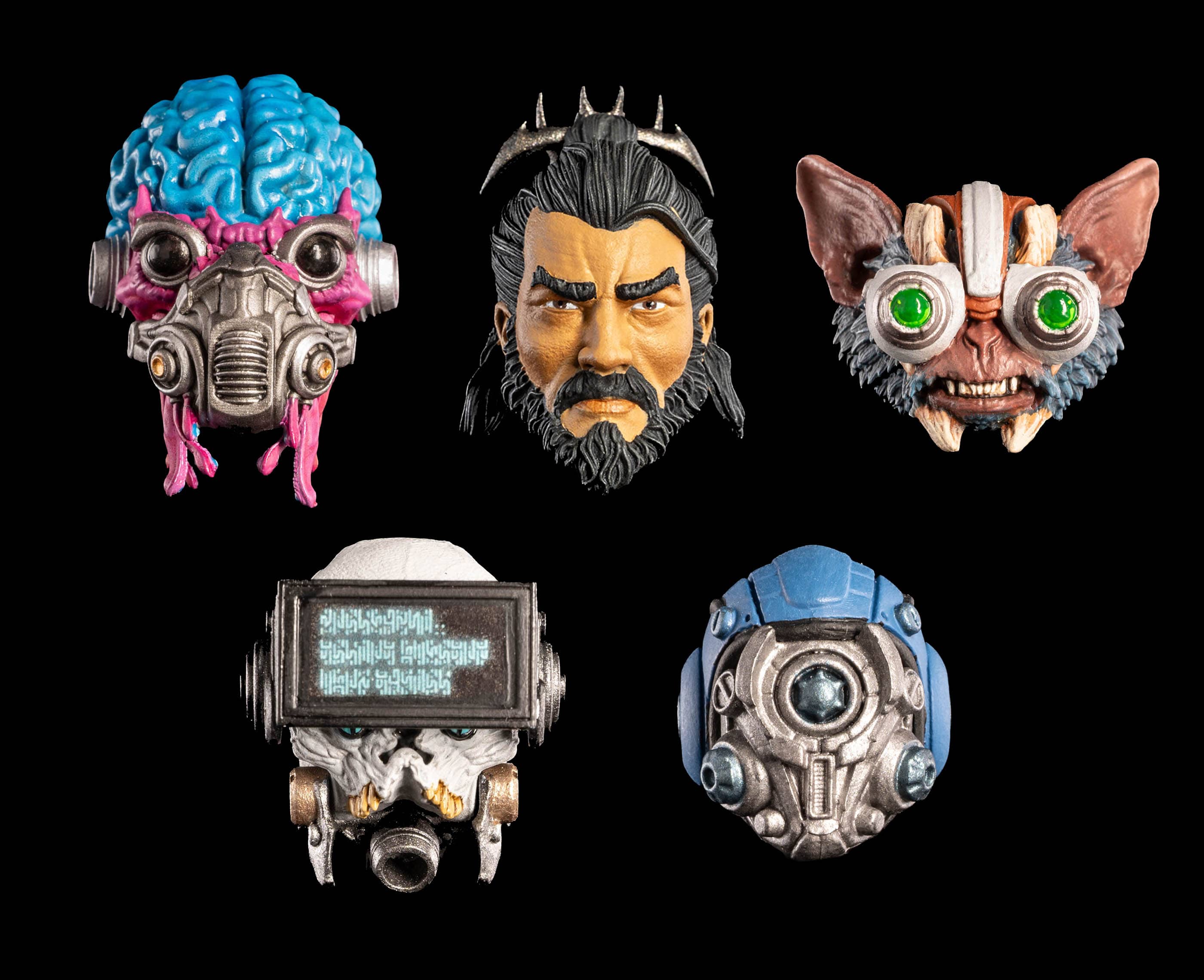 Four Horsemen Studios Cosmic Legions Mortal Thorn Book One Heads Pack