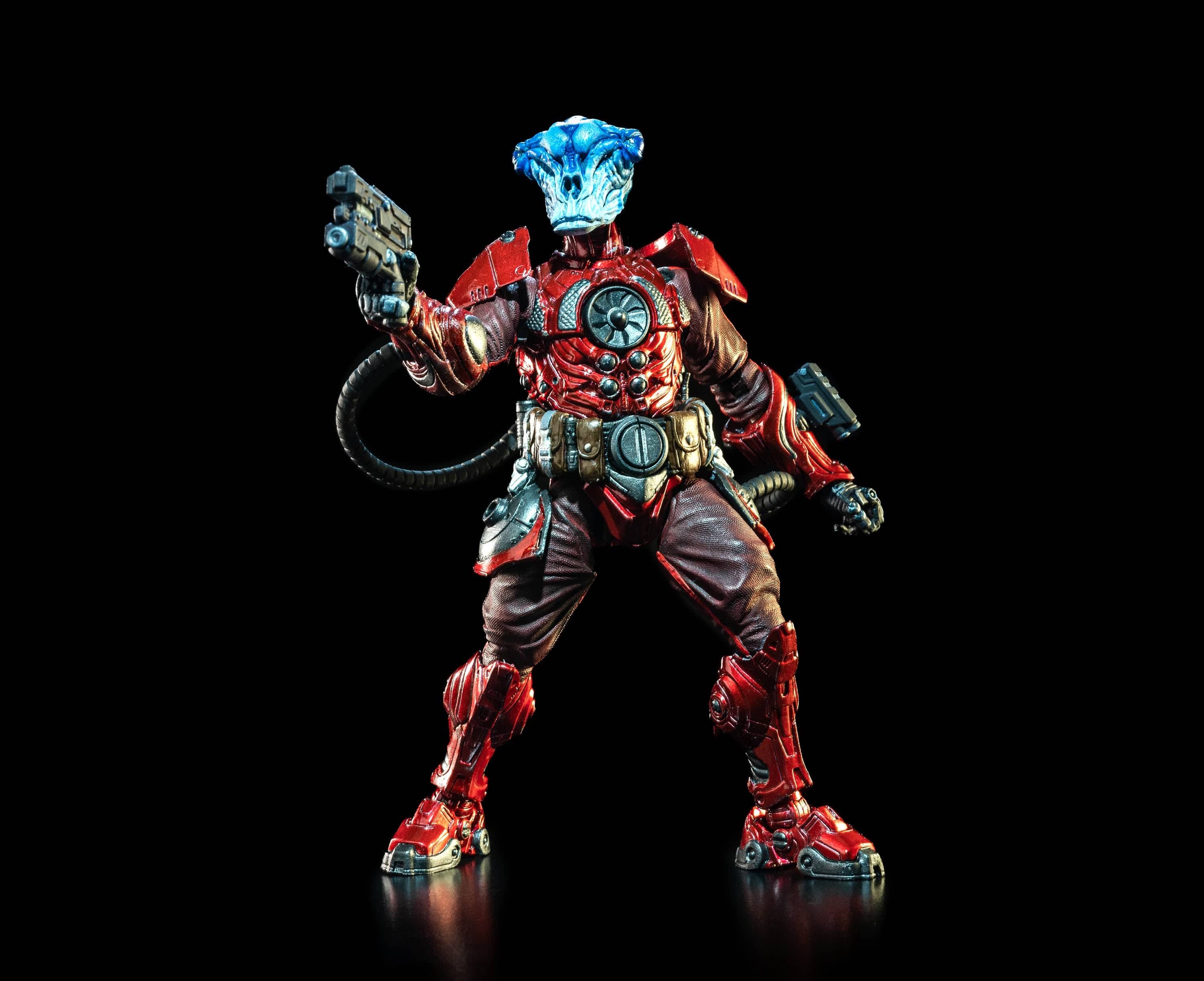Four Horsemen Studios Cosmic Legions Outpost: Zaxxius T.U.5.C.C. Pilot Action Figure