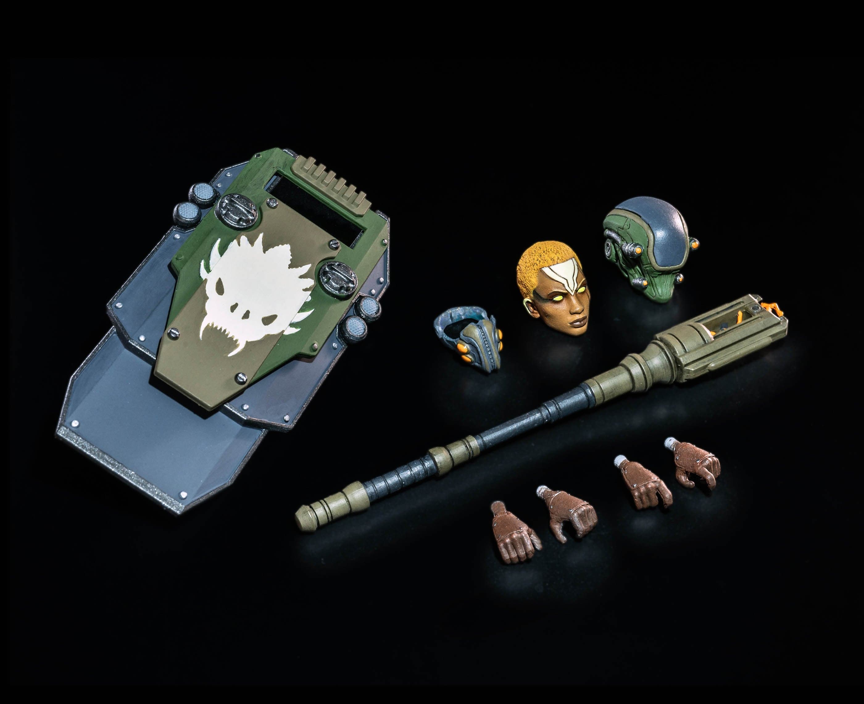 Four Horsemen Studios Cosmic Legions OxKrewe Book Two Harrow Zone Jobara Kee Action Figure