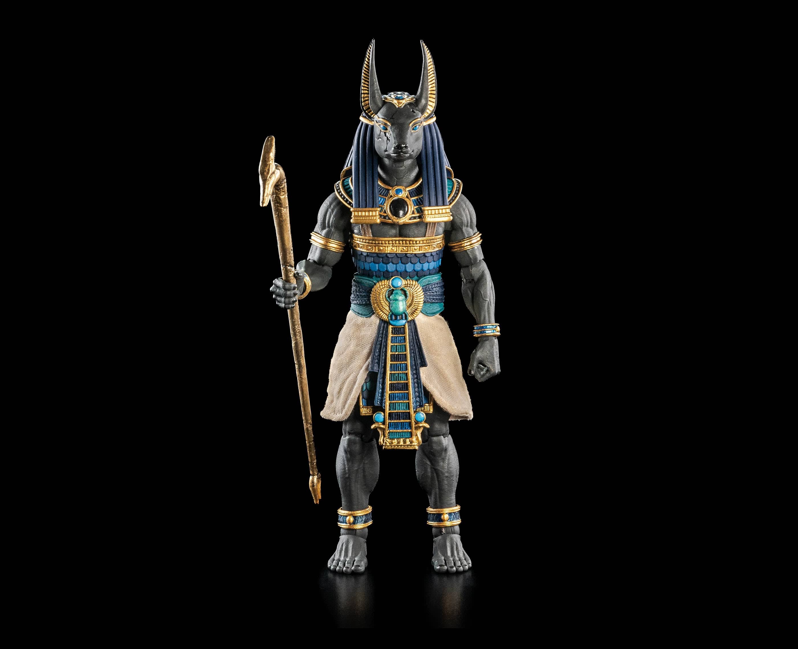 Four Horsemen Studios Figura Obscura Anubis (Black and Blue) Action Figure