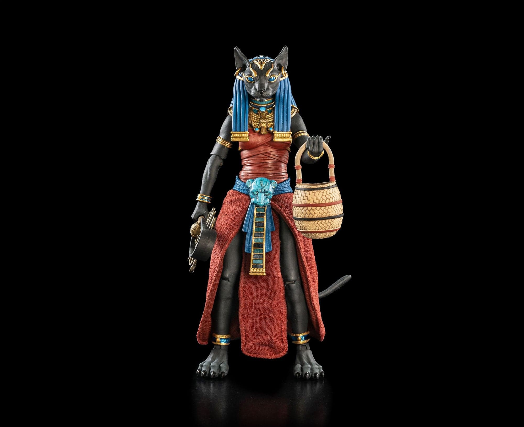 Four Horsemen Studios Figura Obscura Bastet (Black and Red) Action Figure