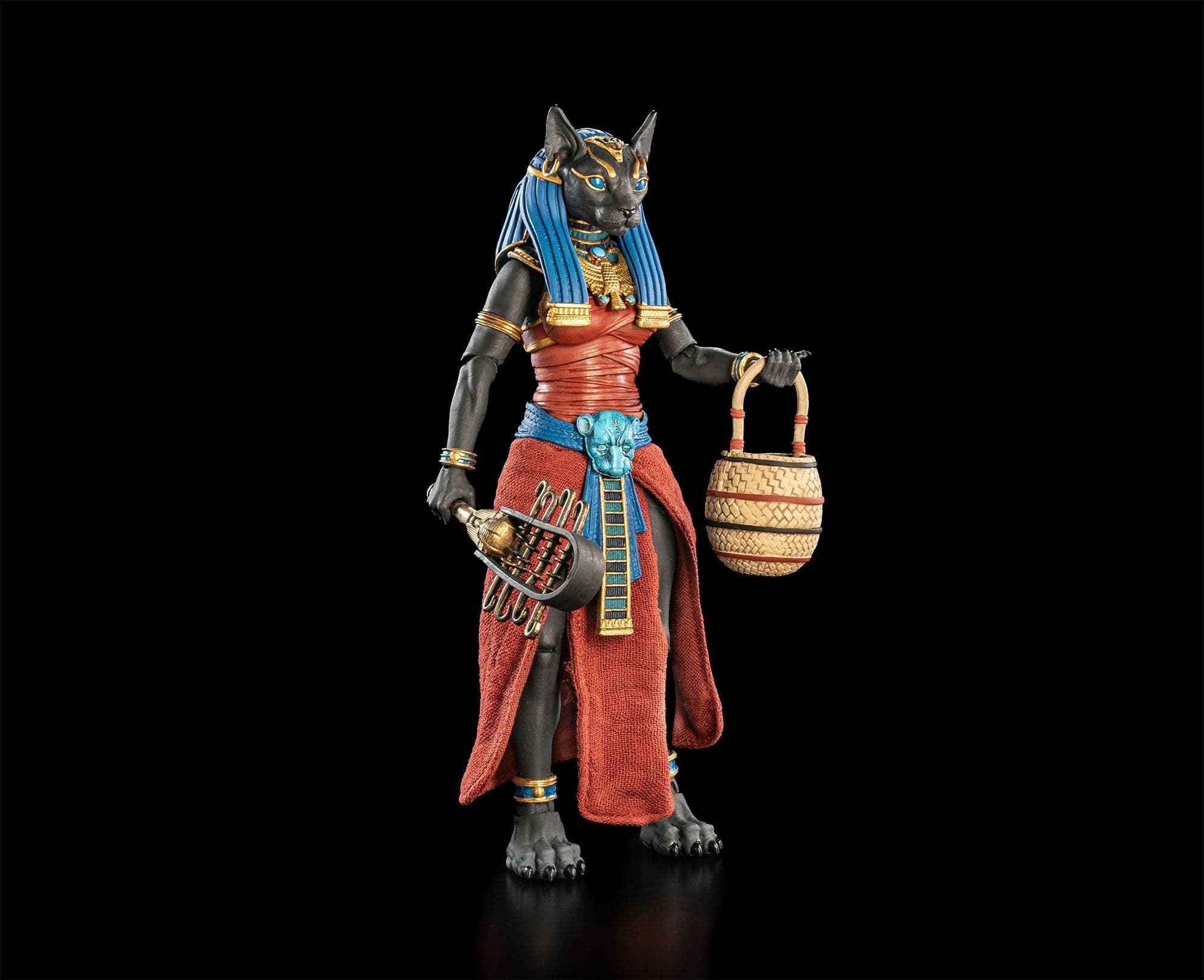 Four Horsemen Studios Figura Obscura Bastet (Black and Red) Action Figure