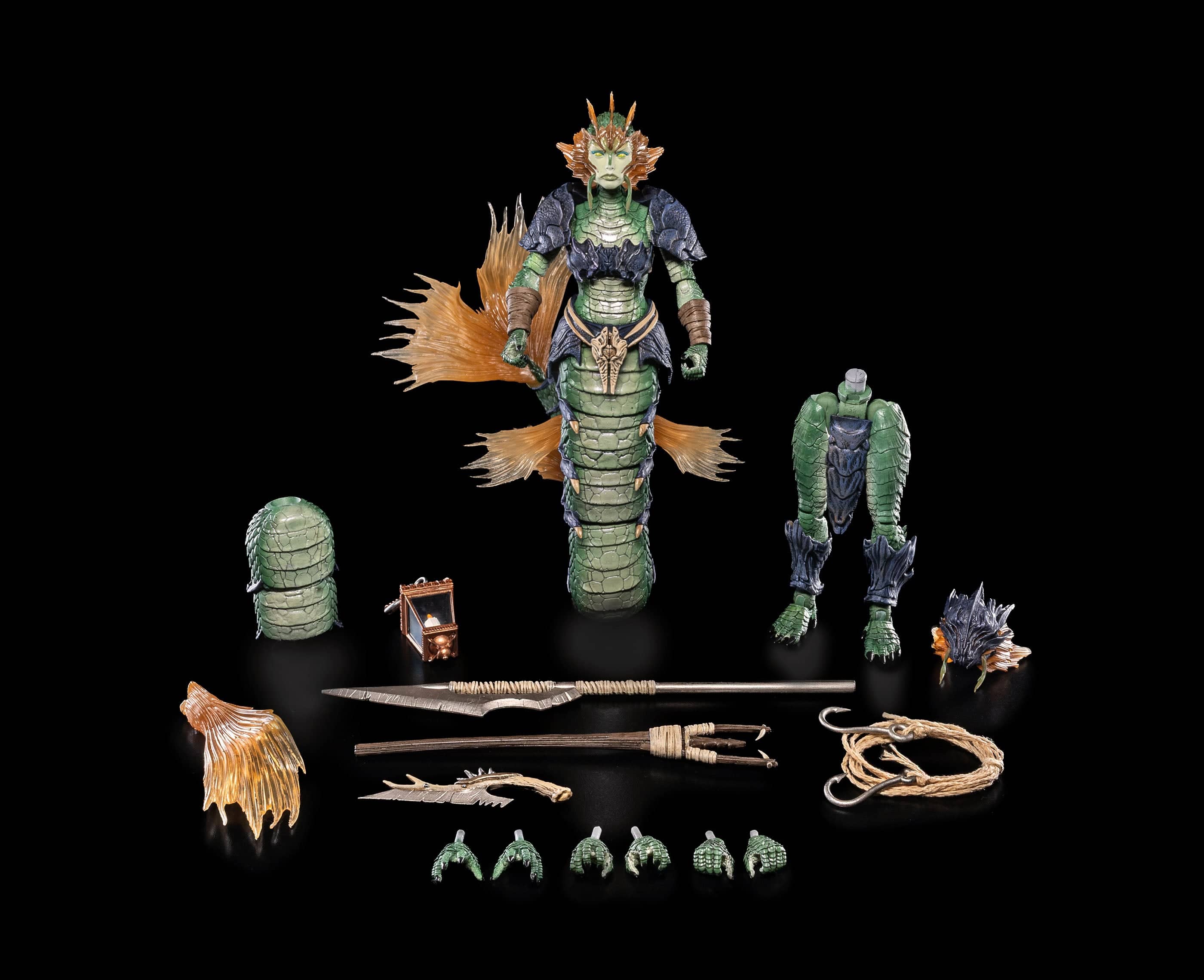 Four Horsemen Studios Mythic Legions Dawns of Discovery Sireyn Opalscale Action Figure
