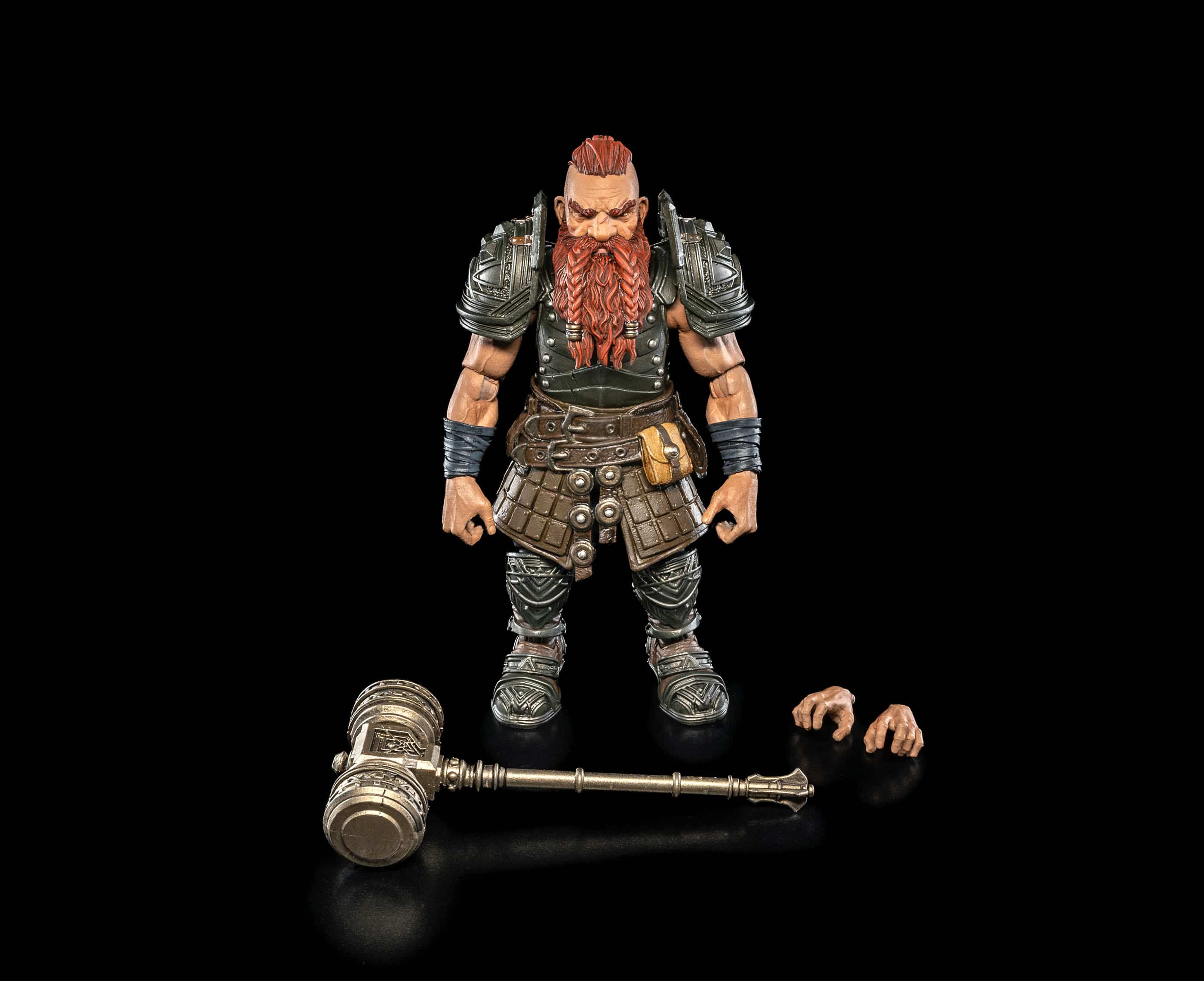 Four Horsemen Studios Mythic Legions: The Roleplaying Game Dwarf Fighter Action Figure