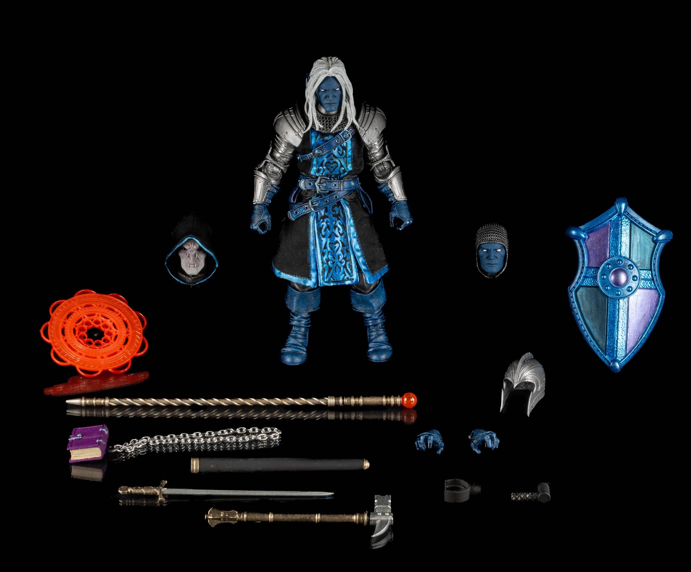 Four Horsemen Studios Mythic Legions: The Roleplaying Game Villainous Paladin/Cleric Deluxe Action Figure