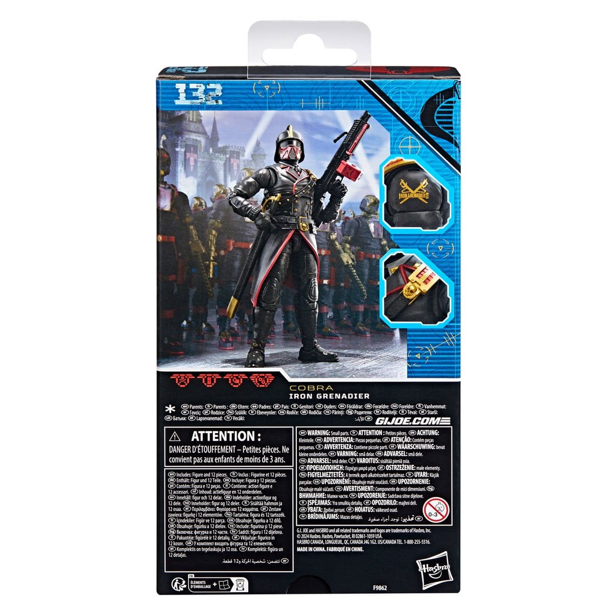 Hasbro G.I. Joe Classified Series #132 Iron Grenadier Action Figure