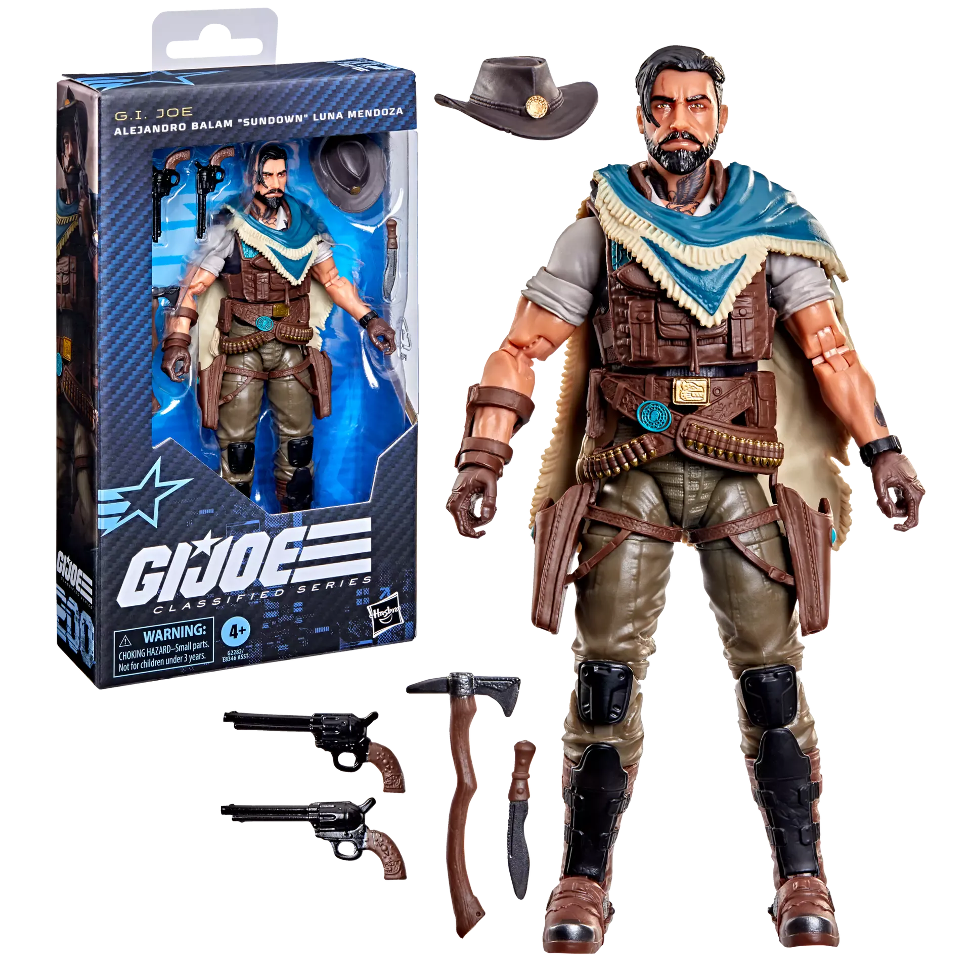 Hasbro G.I. Joe Classified Series #200 Alejandro Balam "Sundown" Luna Mendoza Action Figure