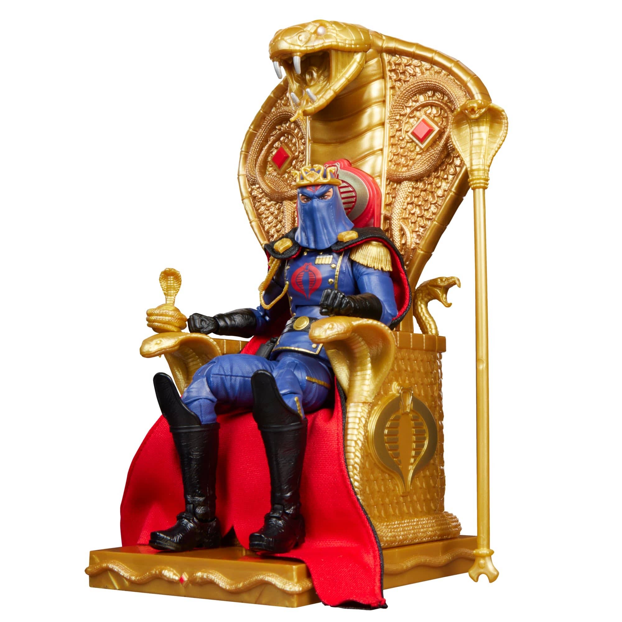 Hasbro G.I. Joe Classified Series #221 Hooded Cobra Commander with Throne Deluxe Action Figure Set