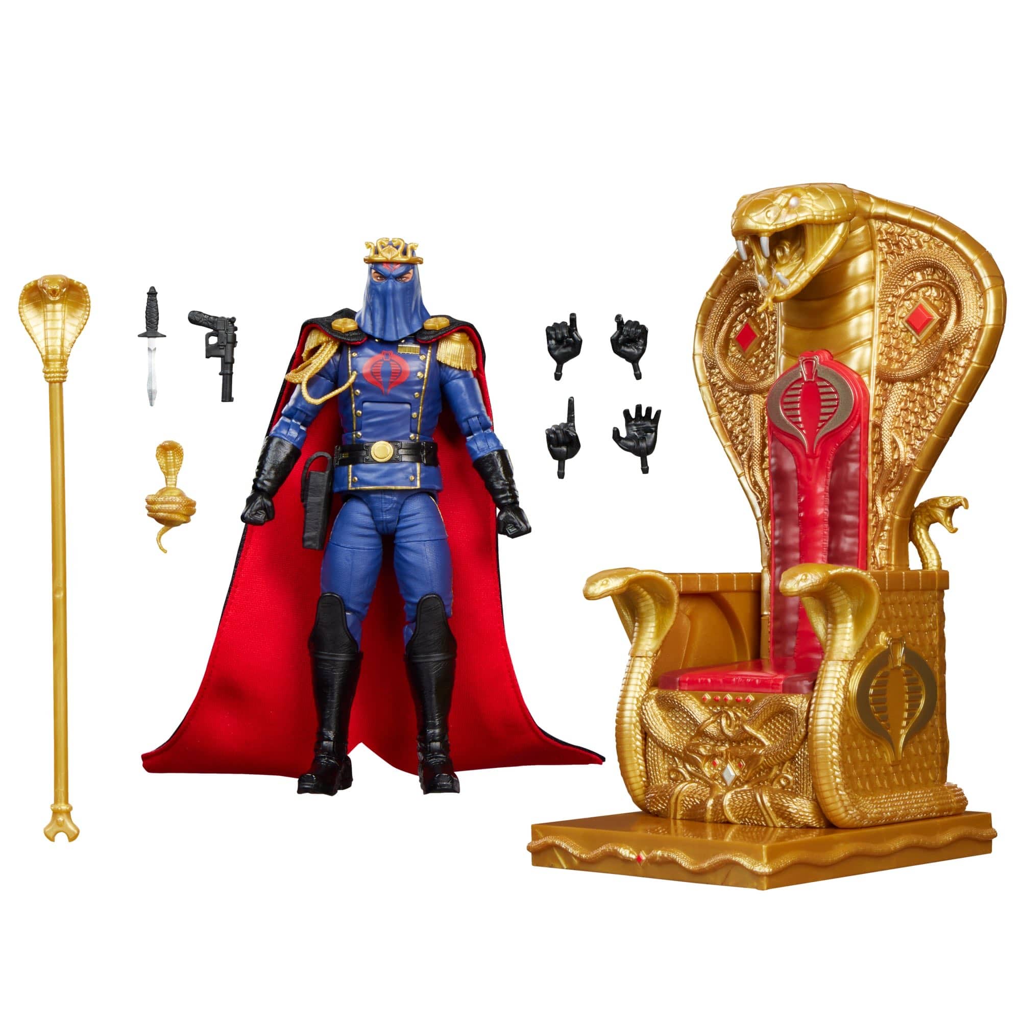 Hasbro G.I. Joe Classified Series #221 Hooded Cobra Commander with Throne Deluxe Action Figure Set