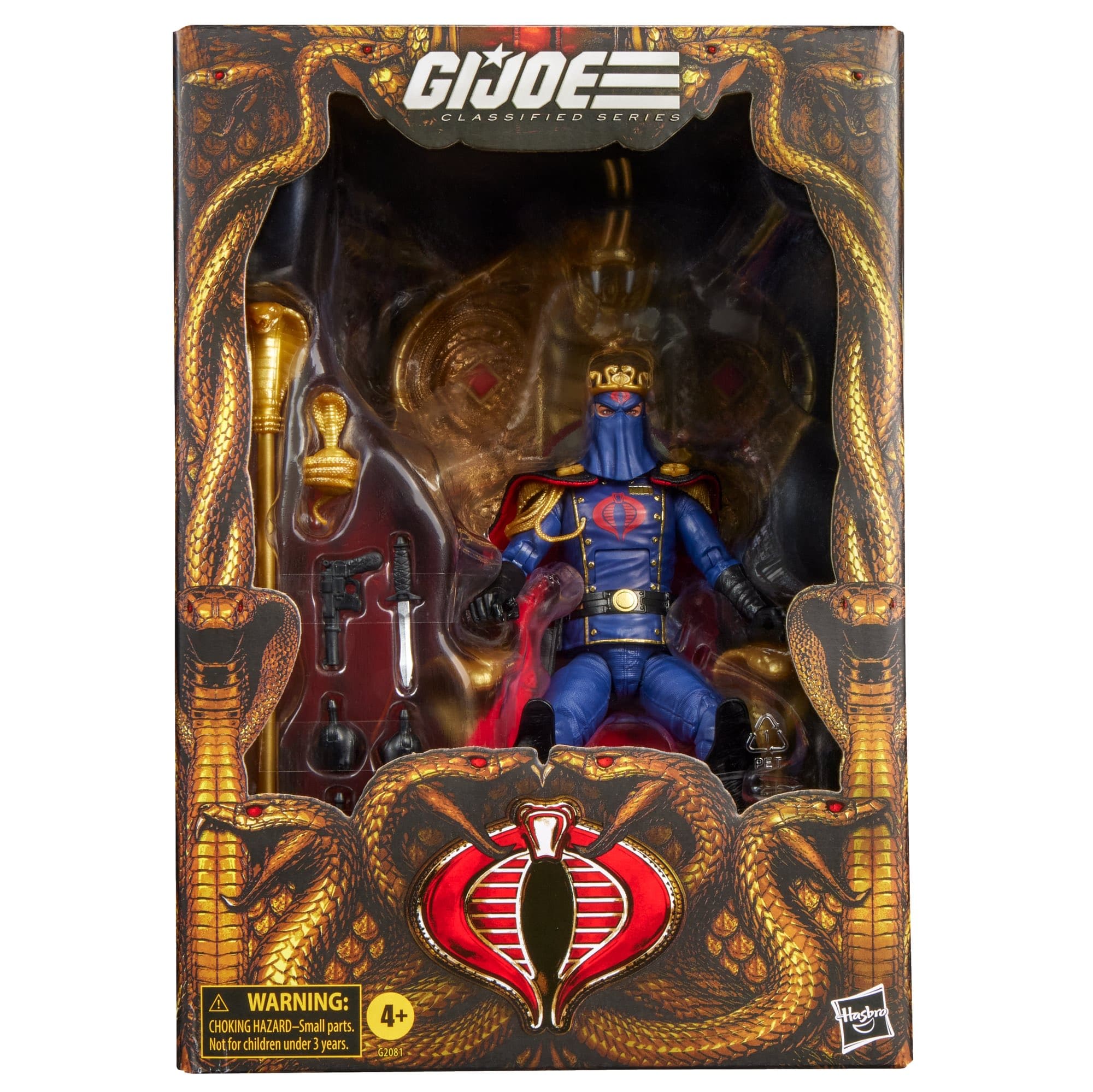 GIジョー フィギュア G.I. Joe Classified Series #221 Cobra Commander (Dress Uniform and Thr