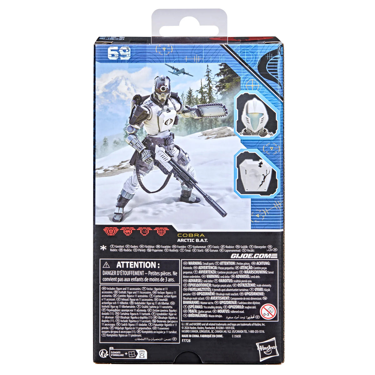 Hasbro G.I. Joe Classified Series Cobra Arctic B.A.T. Action Figure