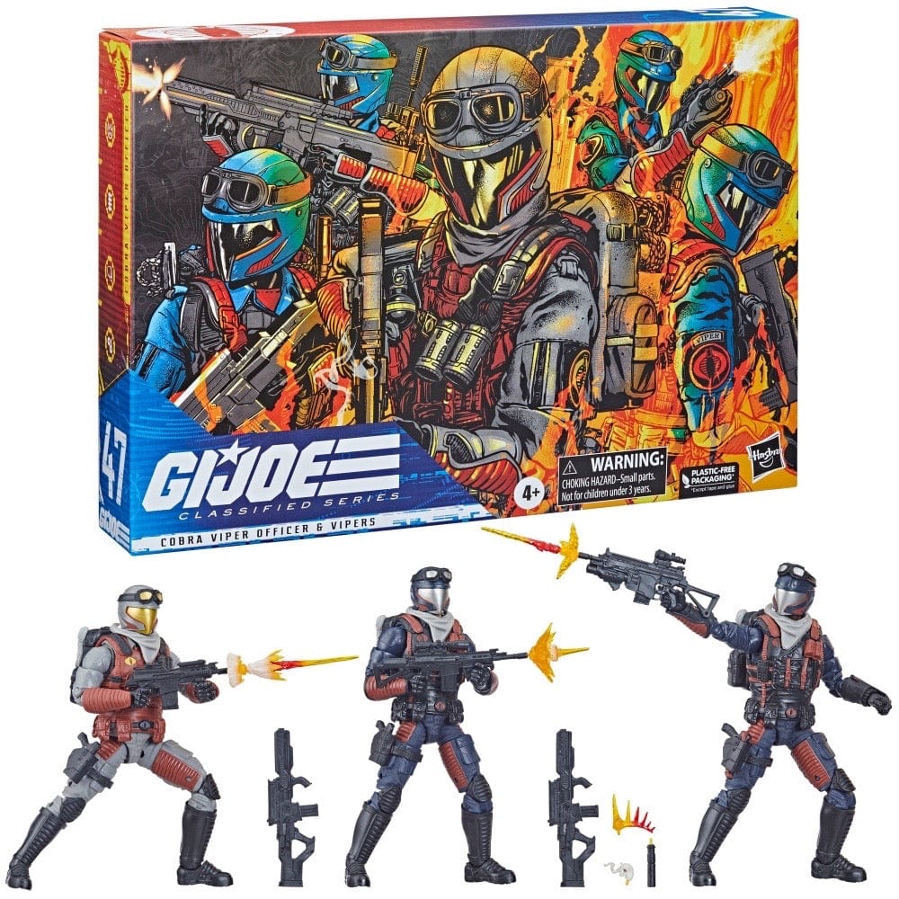 Hasbro G.I. Joe Classified Series Cobra Viper Officer & Vipers Action Figures