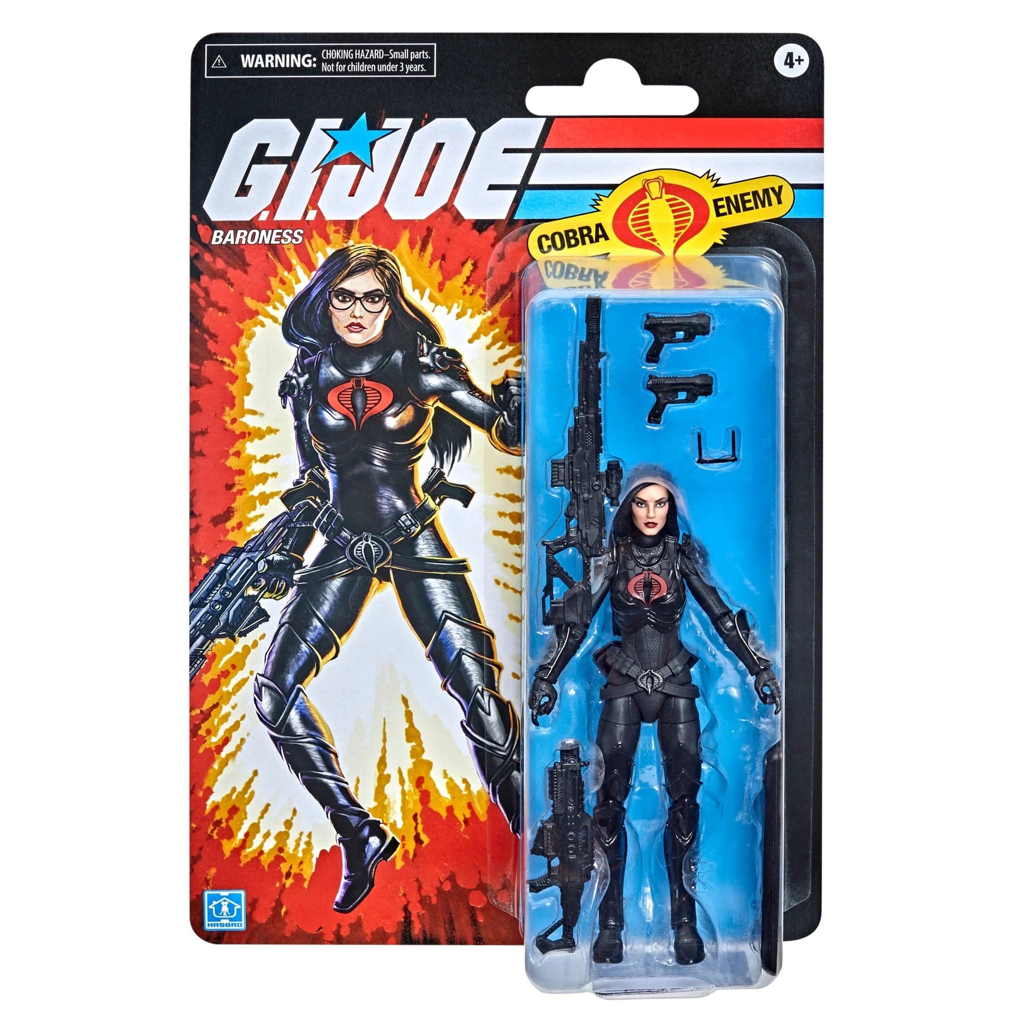 Hasbro G.I. Joe Classified Series Retro Cardback Baroness Action Figure