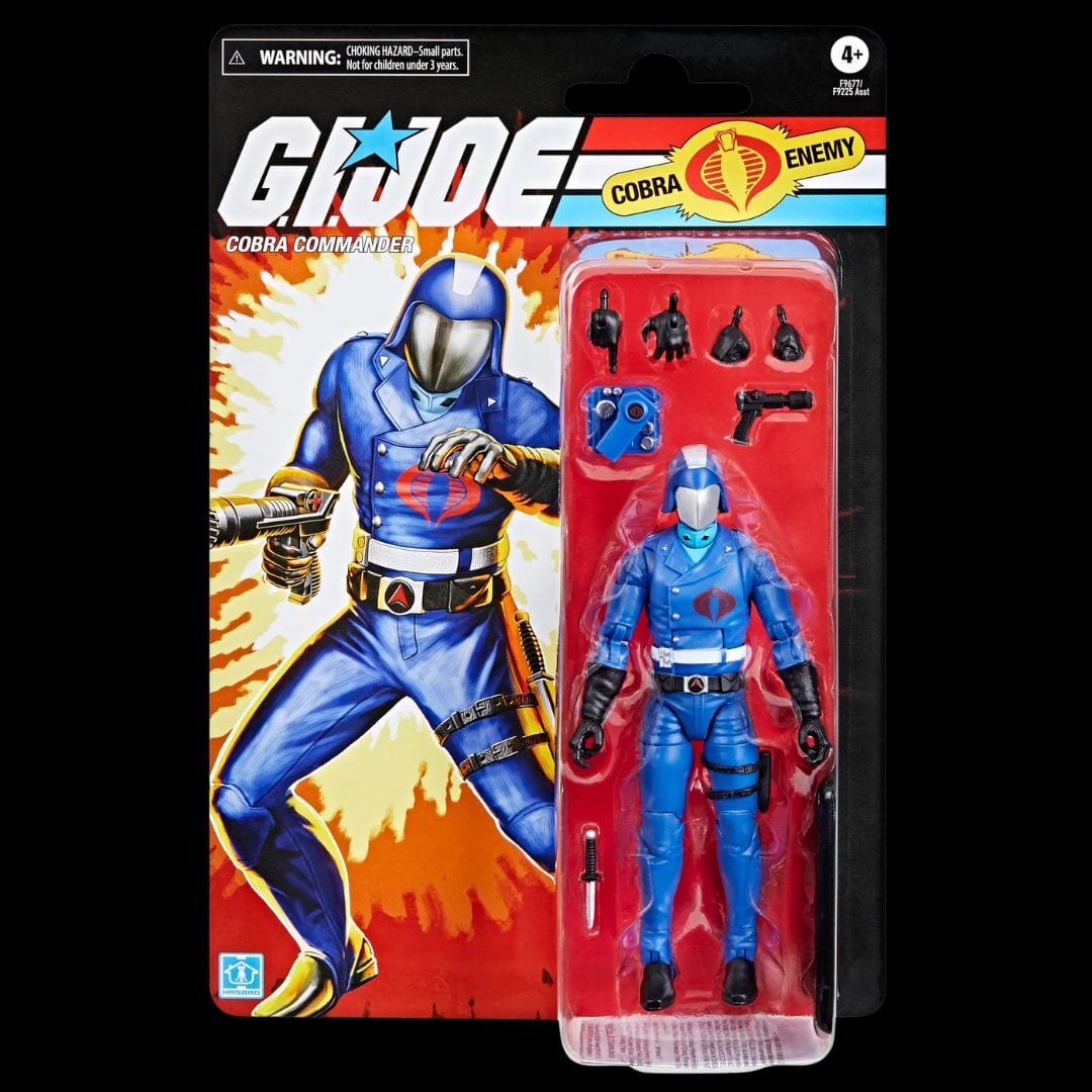Hasbro G.I. Joe Classified Series Retro Cardback Cobra Commander Action Figure