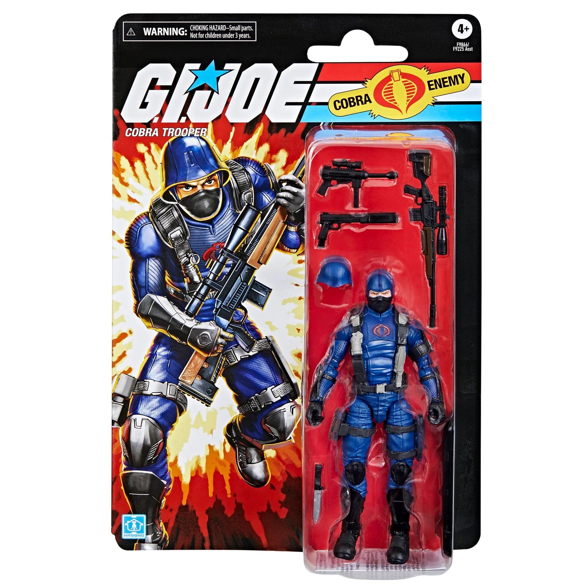 Hasbro G.I. Joe Classified Series Retro Cardback Cobra Trooper Action Figure