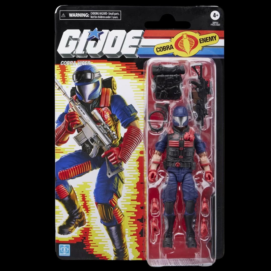 Hasbro G.I. Joe Classified Series Retro Cardback Cobra Viper Action Figure