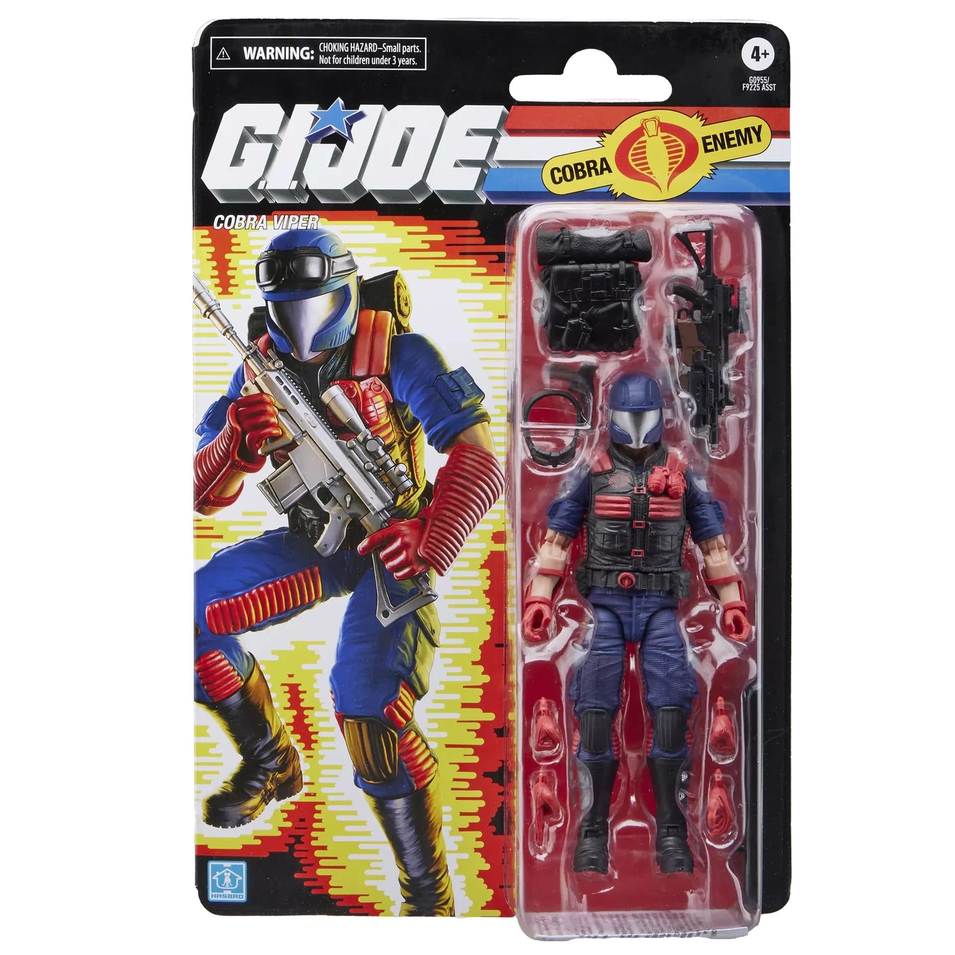 Hasbro G.I. Joe Classified Series Retro Cardback Cobra Viper Action Figure