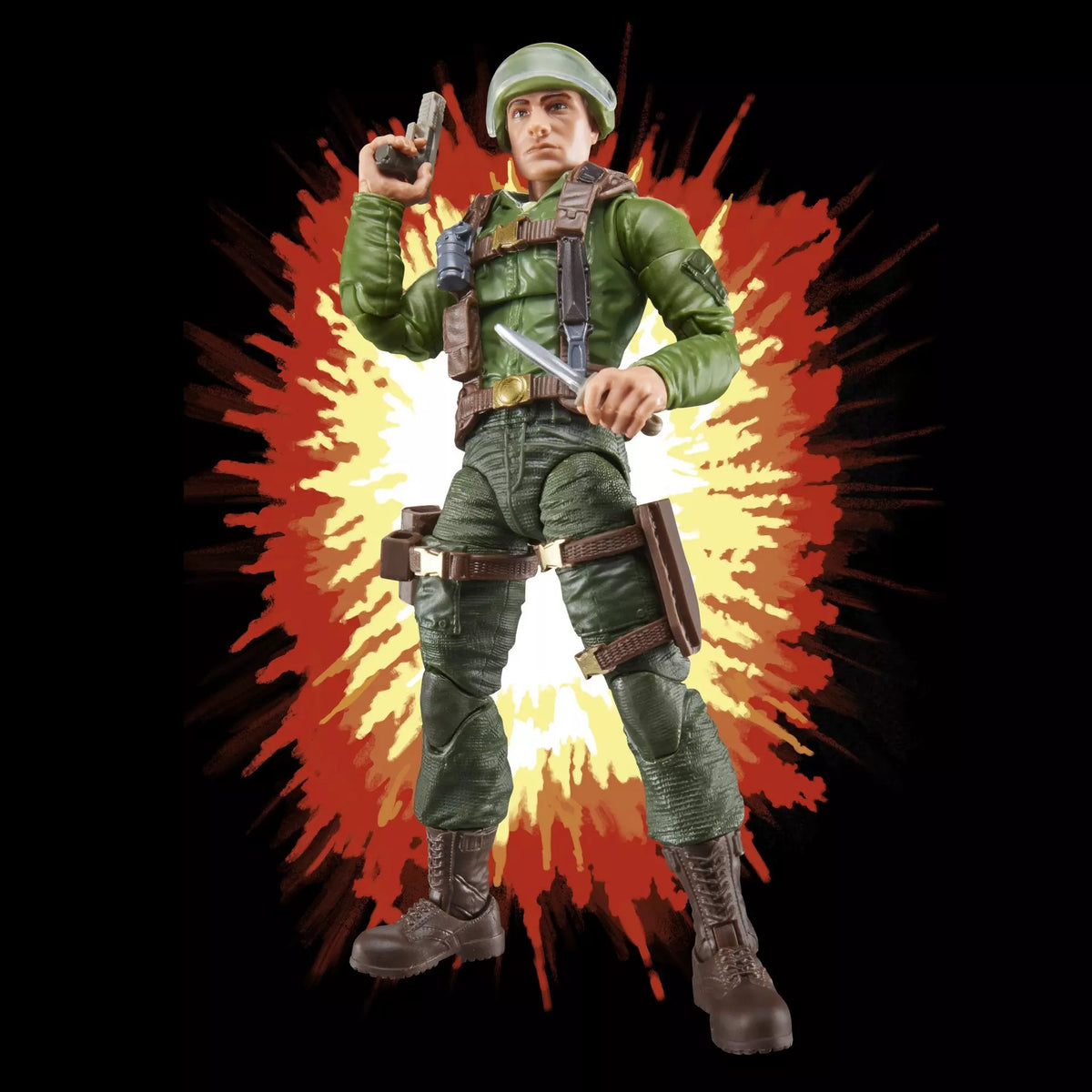 Hasbro G.I. Joe Classified Series Retro Cardback G.I. Joe Trooper Action Figure
