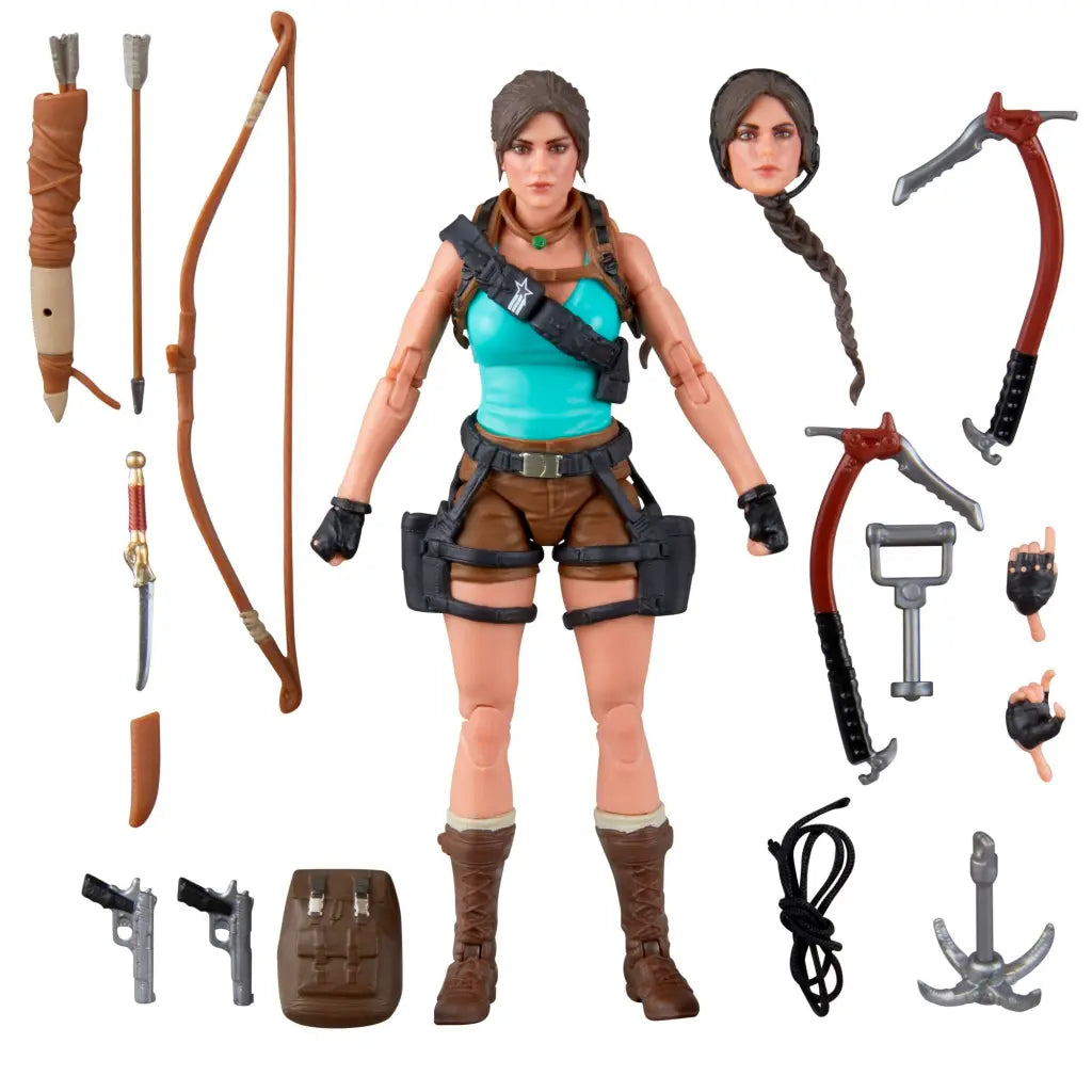Hasbro G.I. Joe Classified Series Retro Cardback Lara Croft Tomb Raider Action Figure