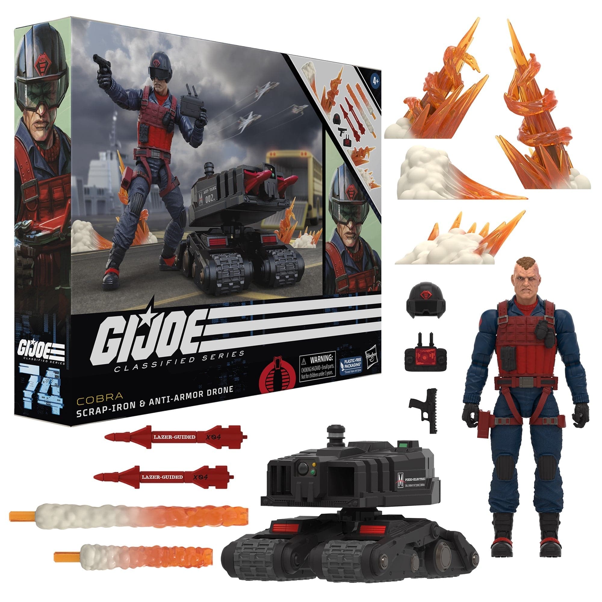 Hasbro G.I. Joe Classified Series Scrap-Iron & Anti-Armor Drone Action Figure Set