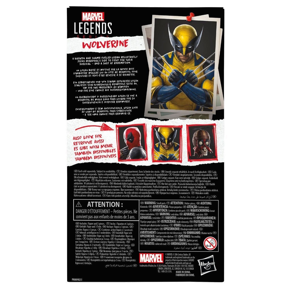 Hasbro Marvel Legends Series Deadpool & Wolverine Wolverine Action Figure