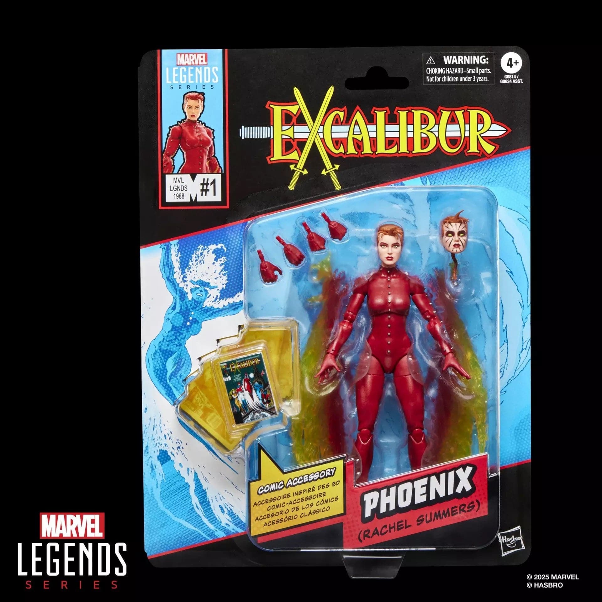 Hasbro Marvel Legends Series Excalibur #1 Phoenix (Rachel Summers) Action Figure