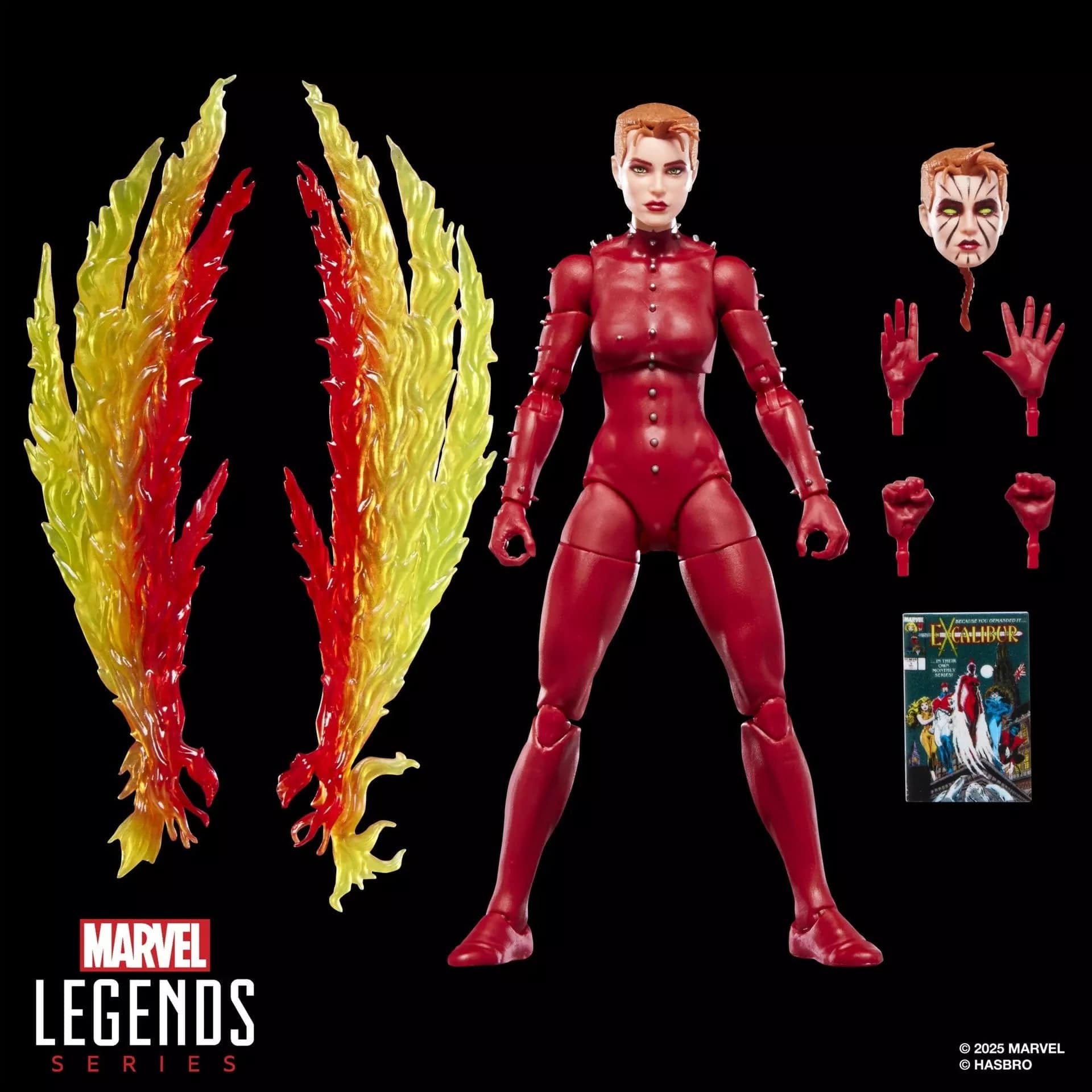 Hasbro Marvel Legends Series Excalibur #1 Phoenix (Rachel Summers) Action Figure