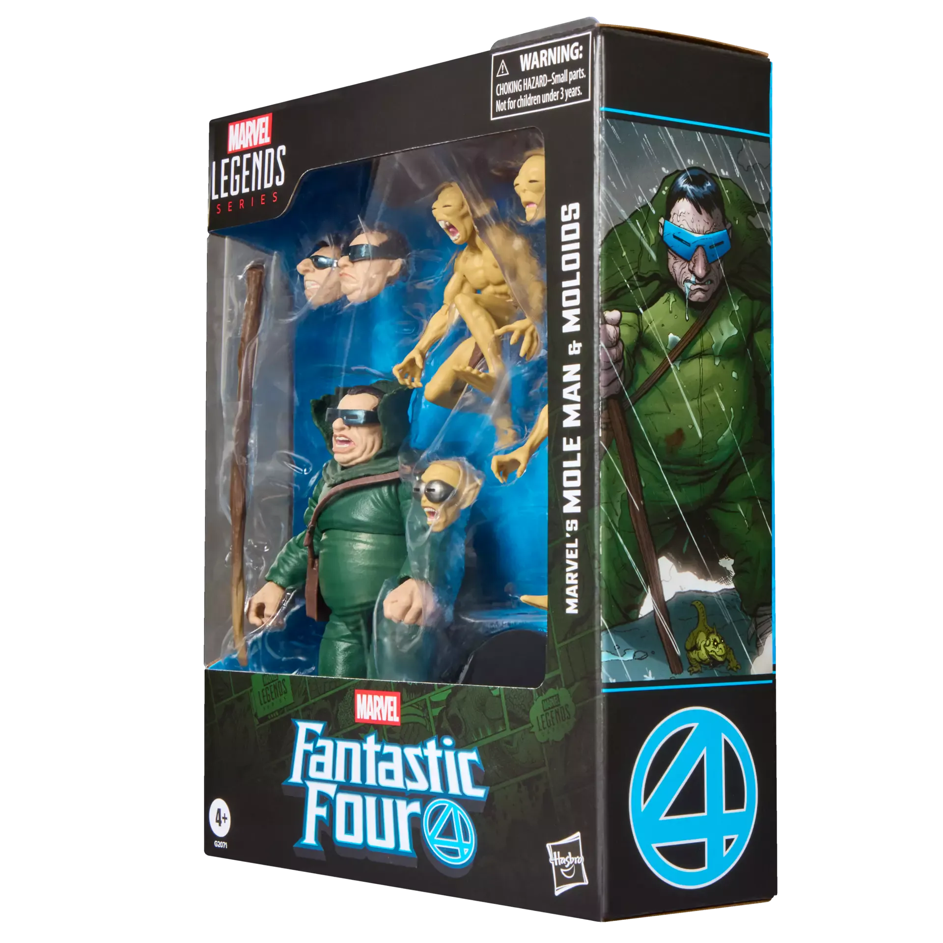 Hasbro Marvel Legends Series Fantastic Four Mole Man & Moloids Action Figures