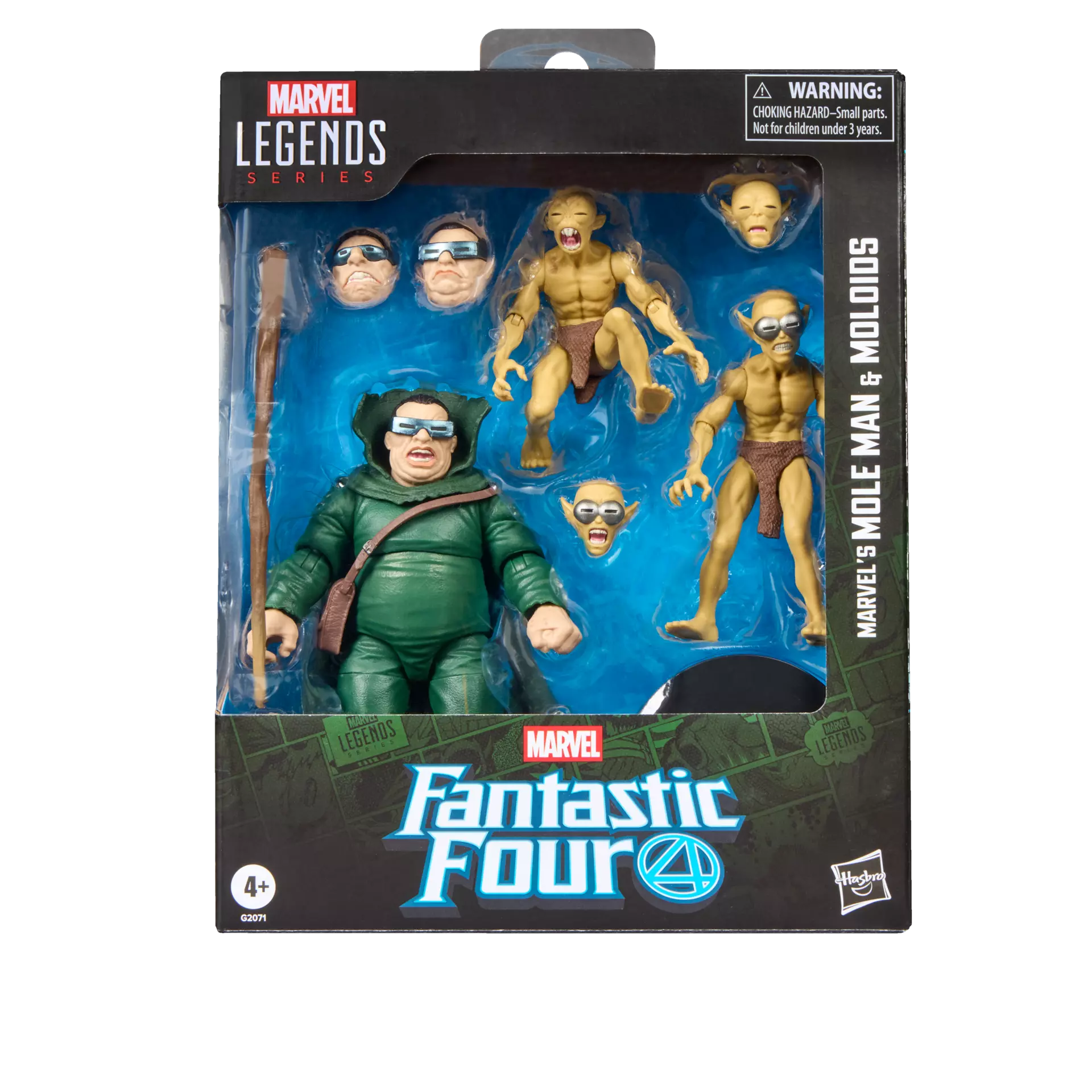 Hasbro Marvel Legends Series Fantastic Four Mole Man & Moloids Action Figures