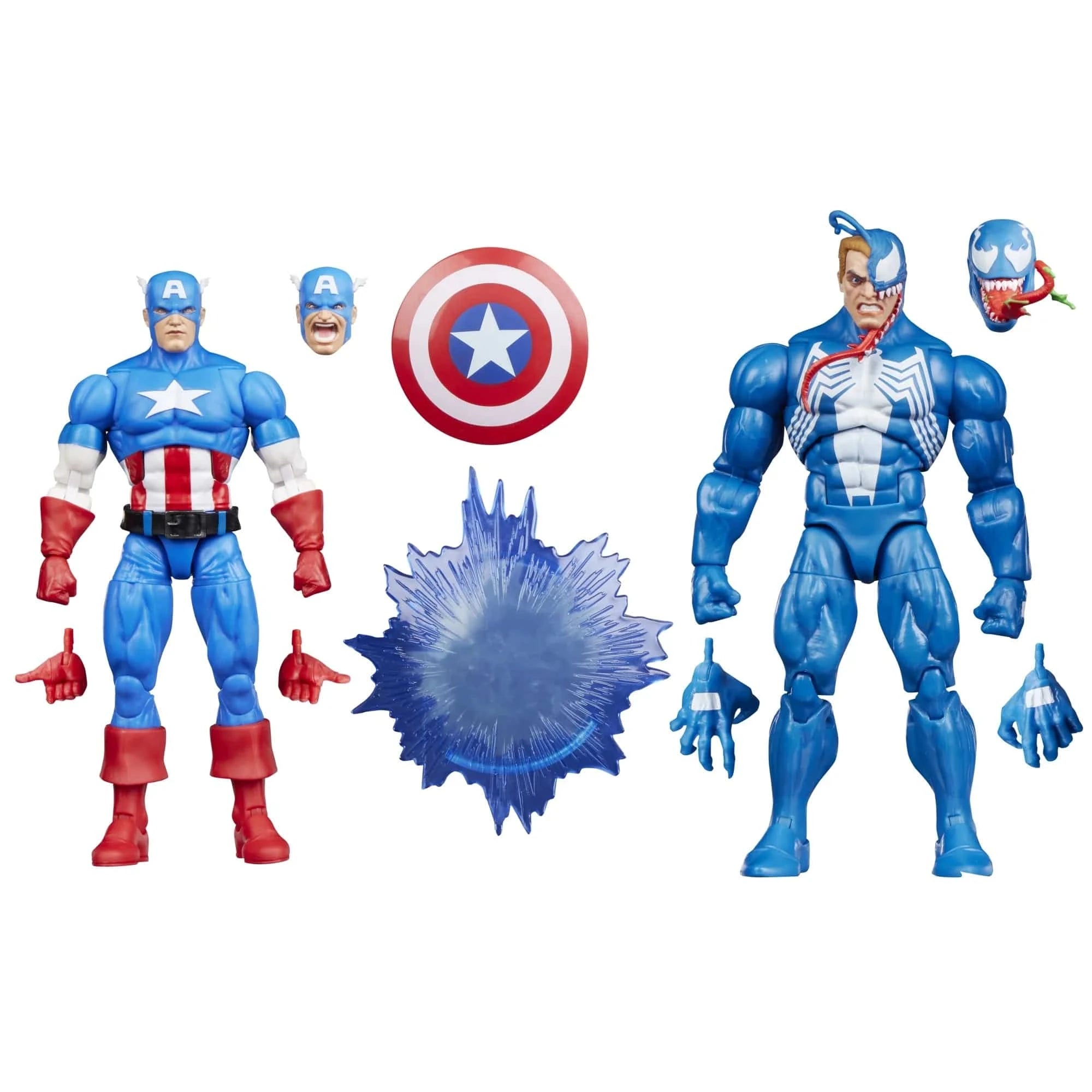 Hasbro Marvel Legends Series Gamerverse Captain America vs. Venom Action Figure Two-Pack