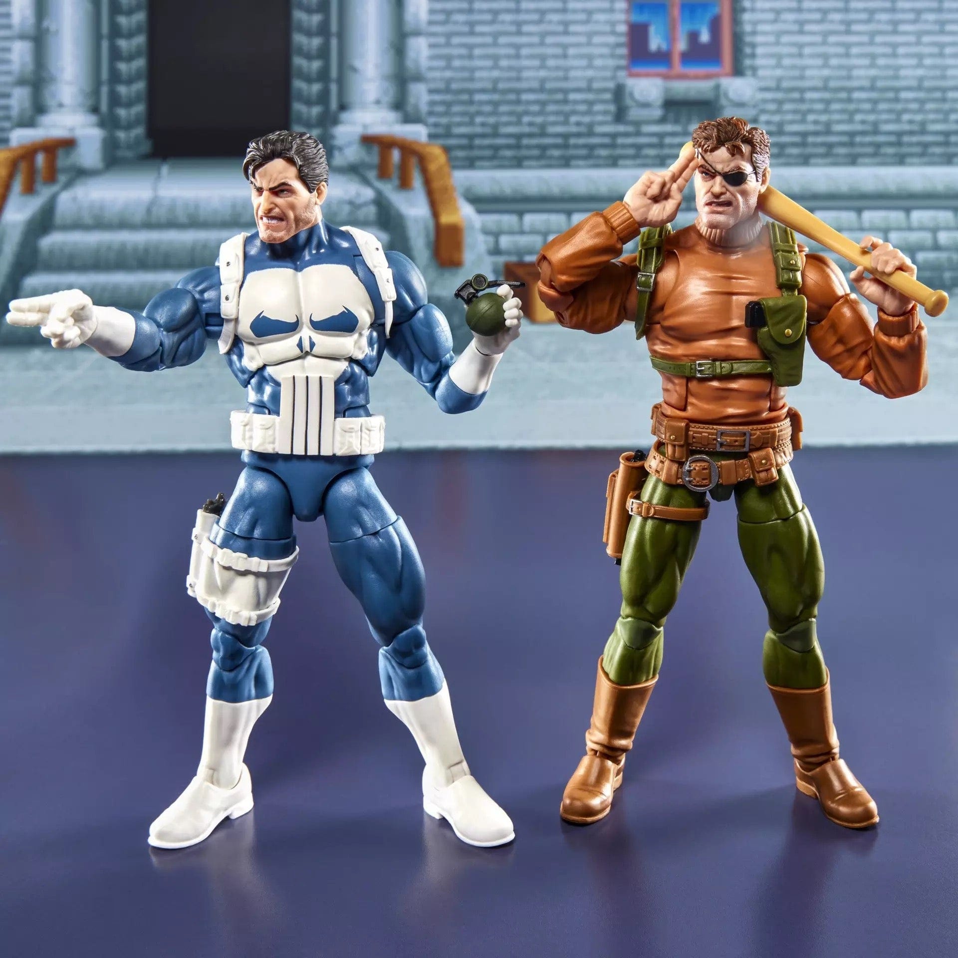 Hasbro Marvel Legends Series Gamerverse Punisher and Nick Fury Action Figure Two-Pack