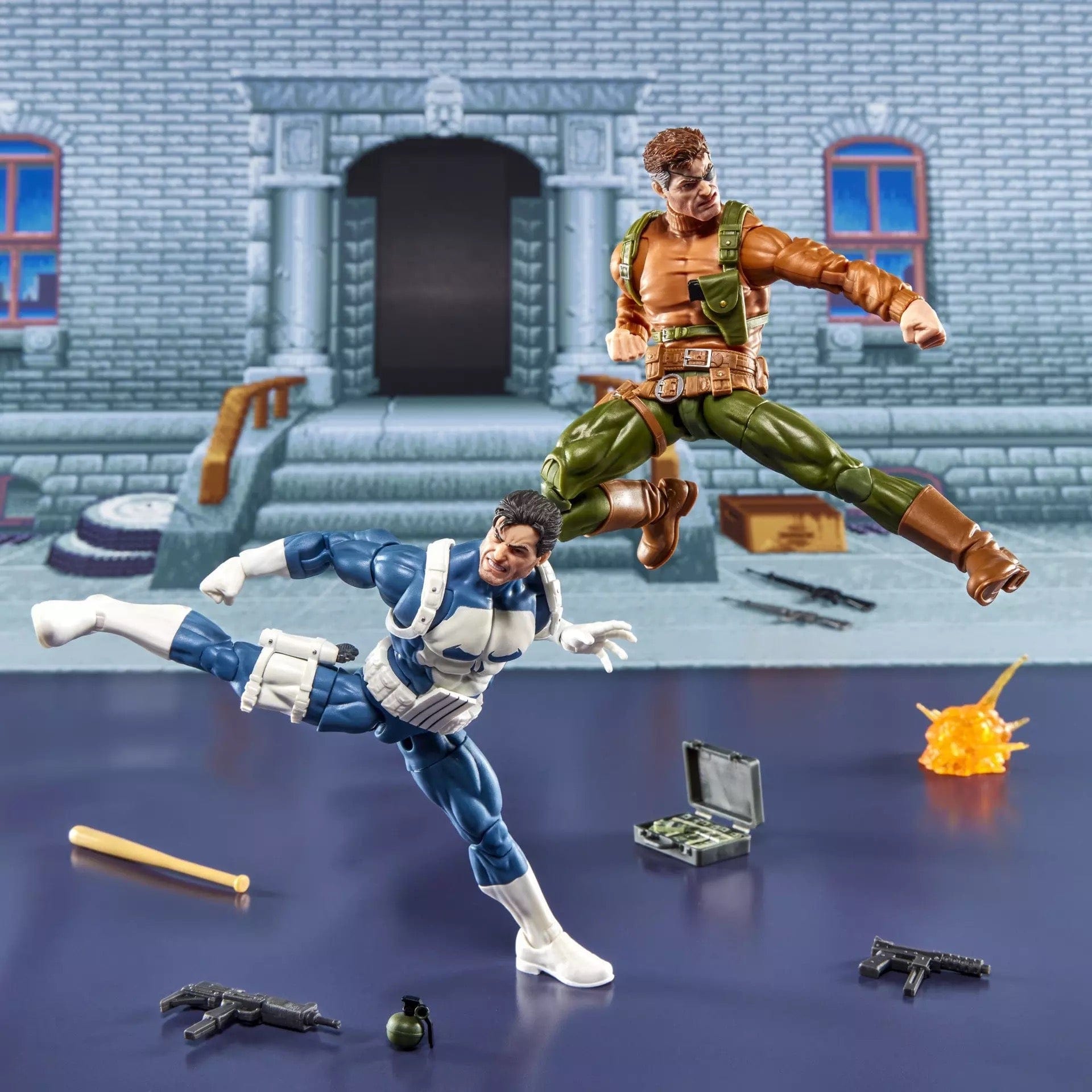 Hasbro Marvel Legends Series Gamerverse Punisher and Nick Fury Action Figure Two-Pack