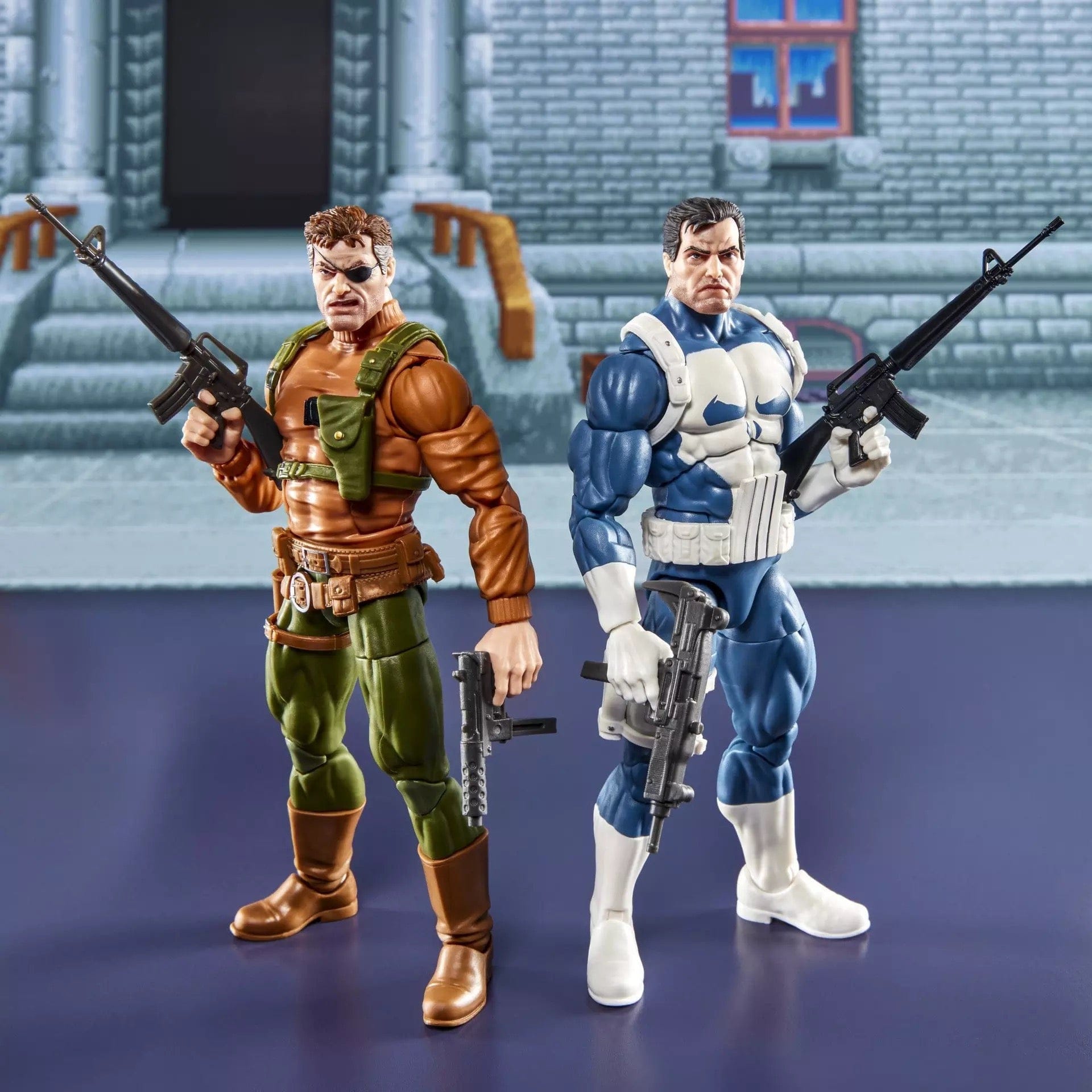 Hasbro Marvel Legends Series Gamerverse Punisher and Nick Fury Action Figure Two-Pack