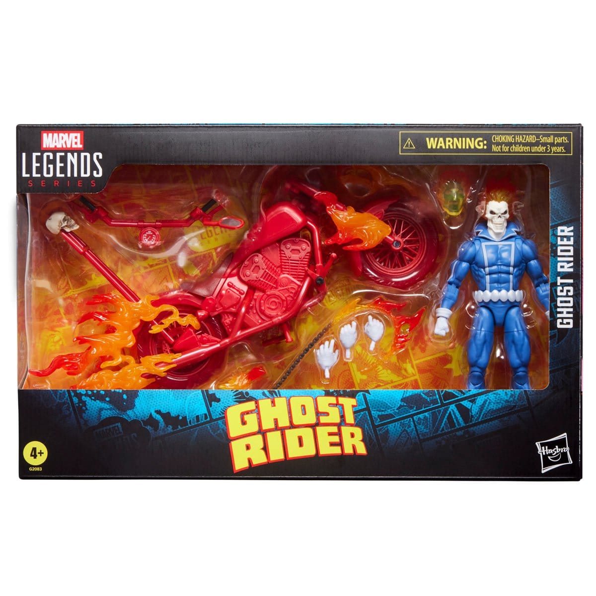 Hasbro Marvel Legends Series Ghost Rider Johnny Blaze Action Figure with Motorcycle