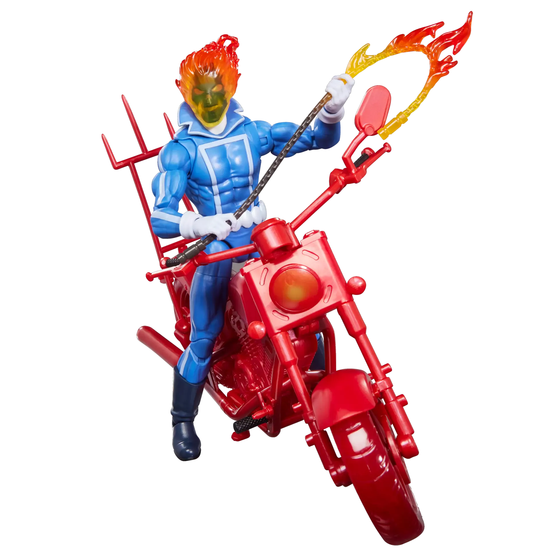 Hasbro Marvel Legends Series Ghost Rider Johnny Blaze Action Figure with Motorcycle