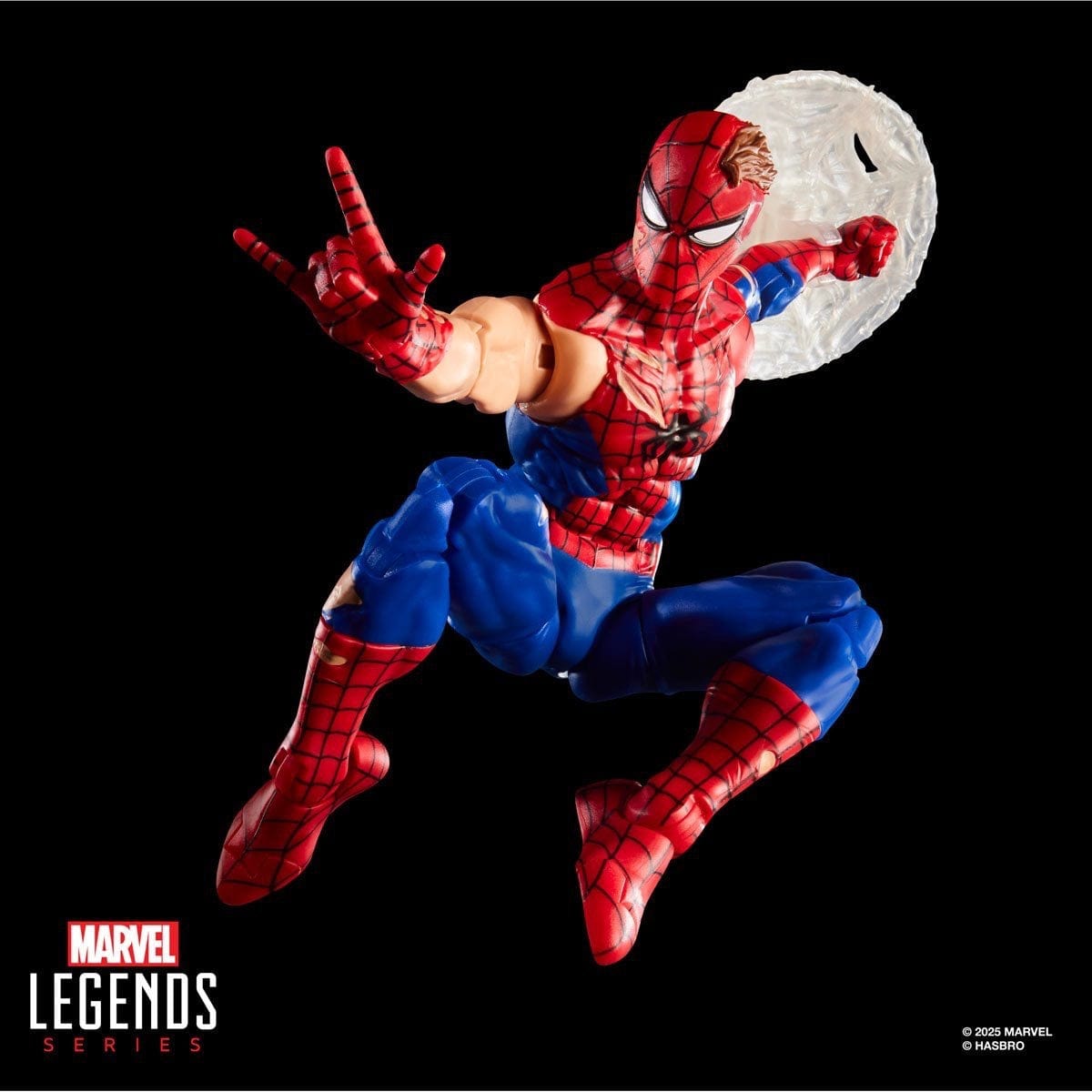 Hasbro Marvel Legends Series Magic: The Gathering Battle-Damaged Spider-Man Action Figure and Card